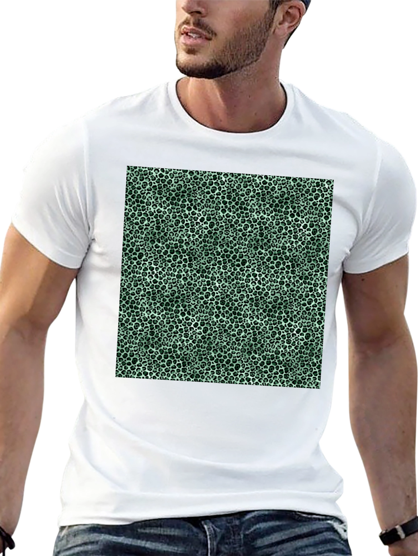 Trendy Abstract Print Mens T-Shirt
