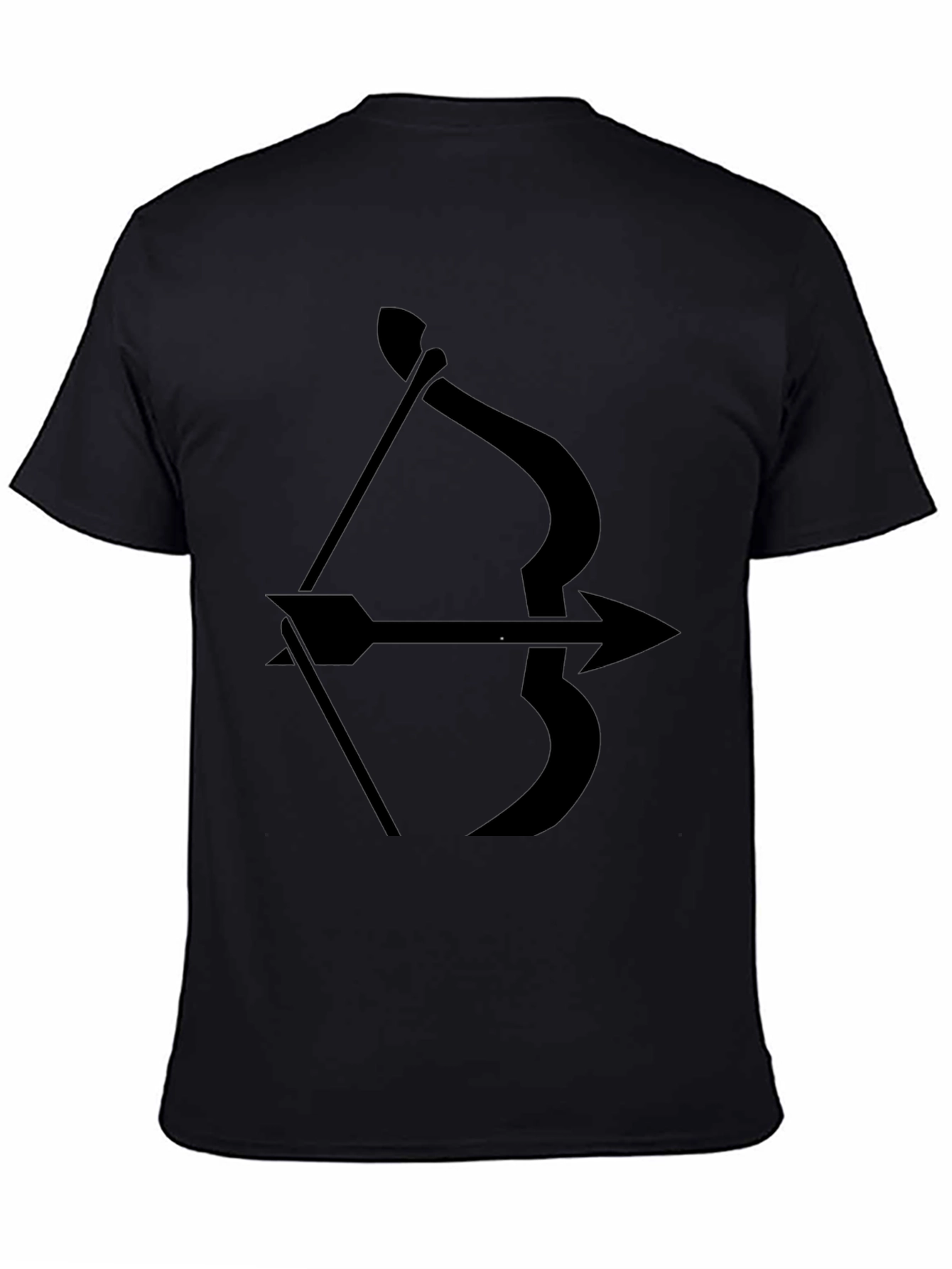 Archer Arrow Black Graphic Tee