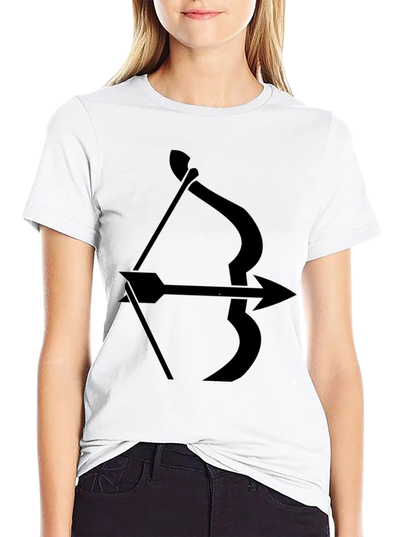 Archer Arrow Black Graphic Tee