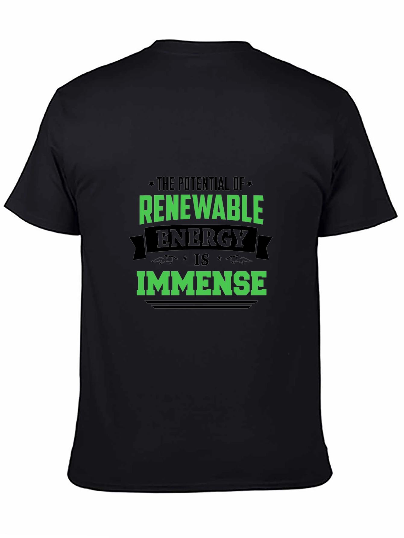Renewable Energy T-Shirt - Black