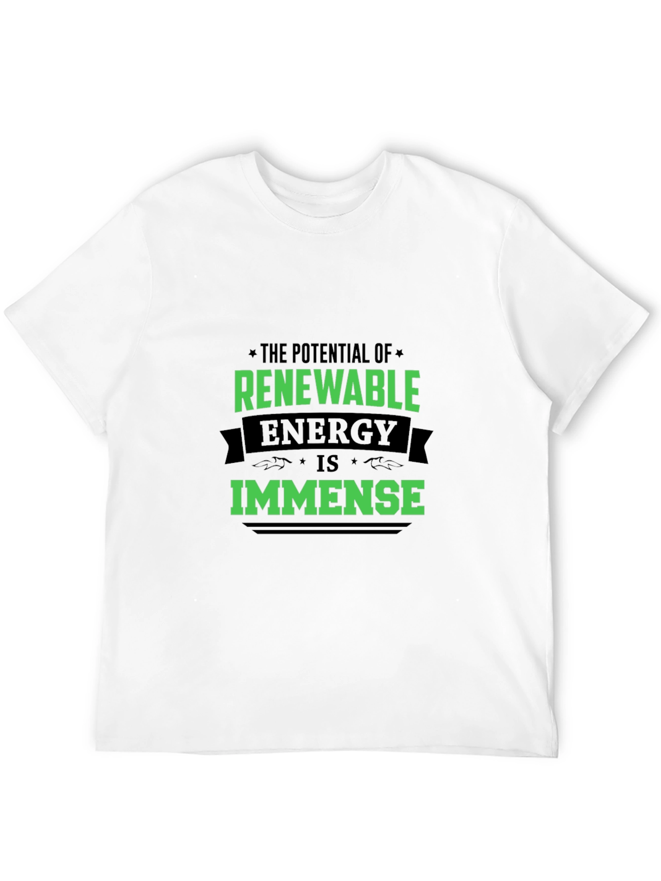 Renewable Energy T-Shirt - Black