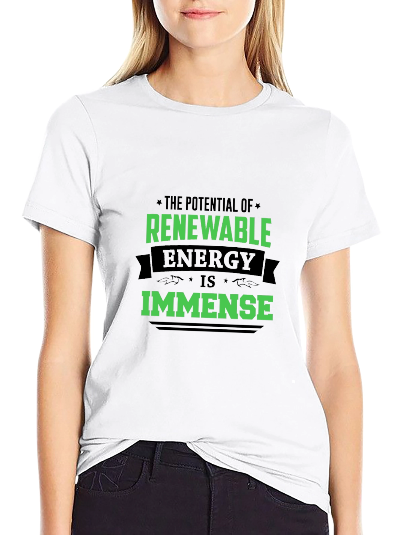 Renewable Energy T-Shirt - Black