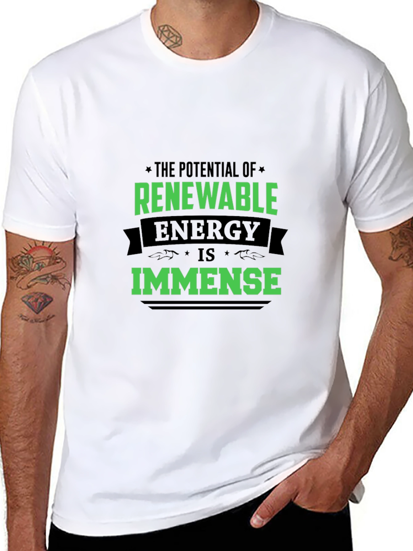 Renewable Energy T-Shirt - Black