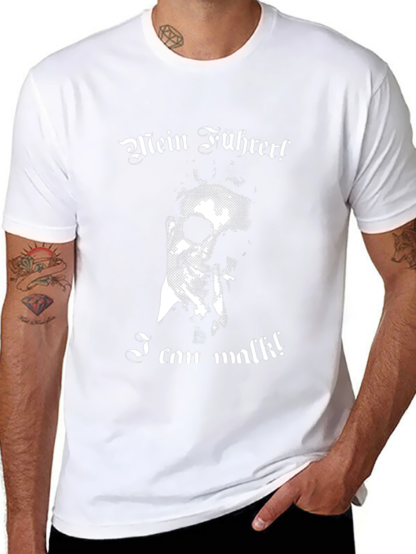 Mein Fuhrer Graphic Tee - Provocative Design
