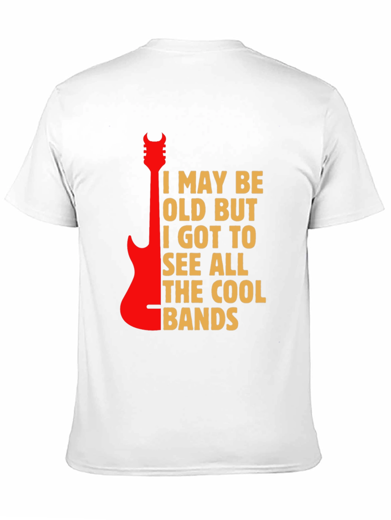 Cool Bands Guitar Graphic T-Shirt