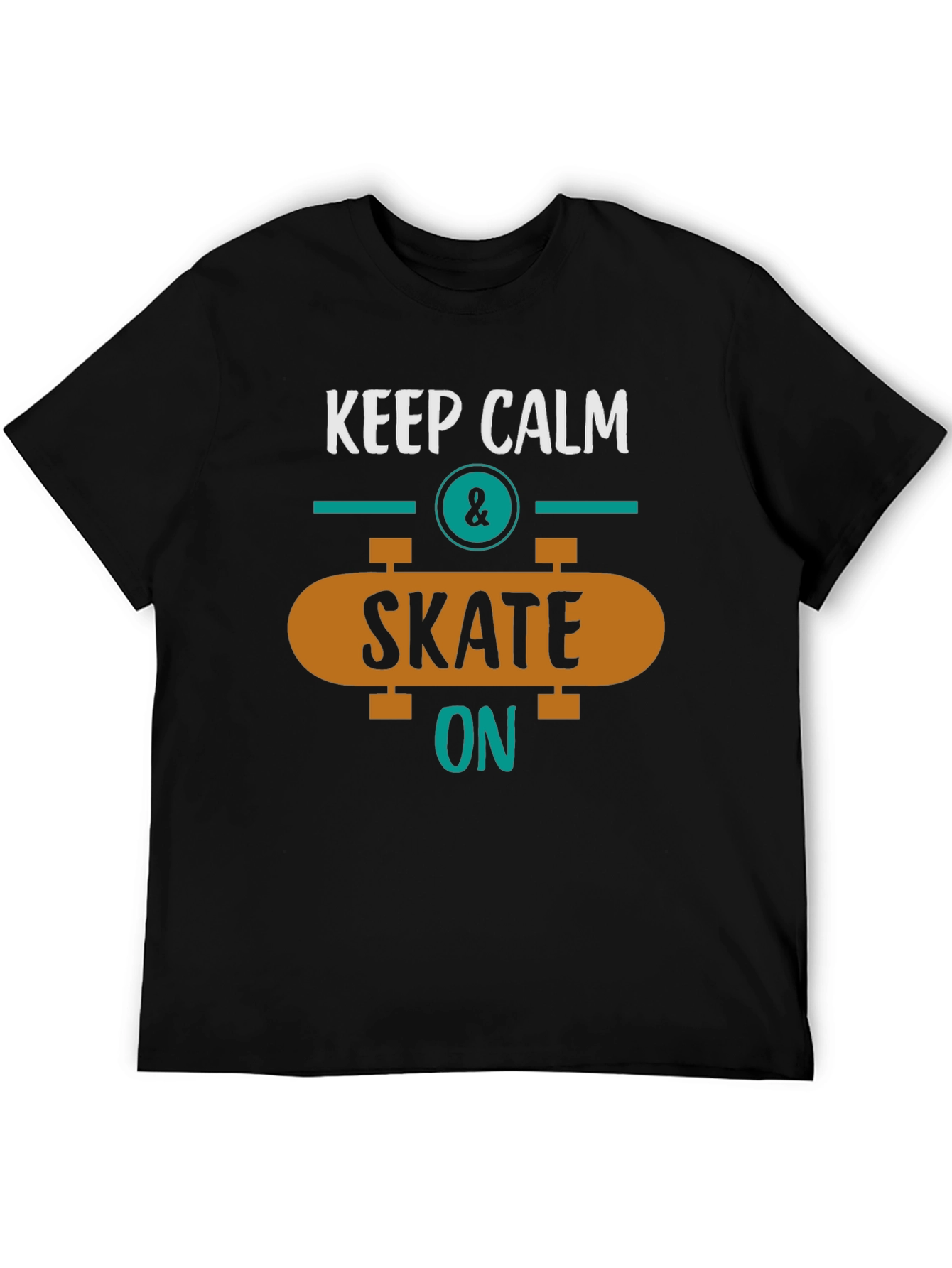 Keep Calm & Skate On Graphic Tee