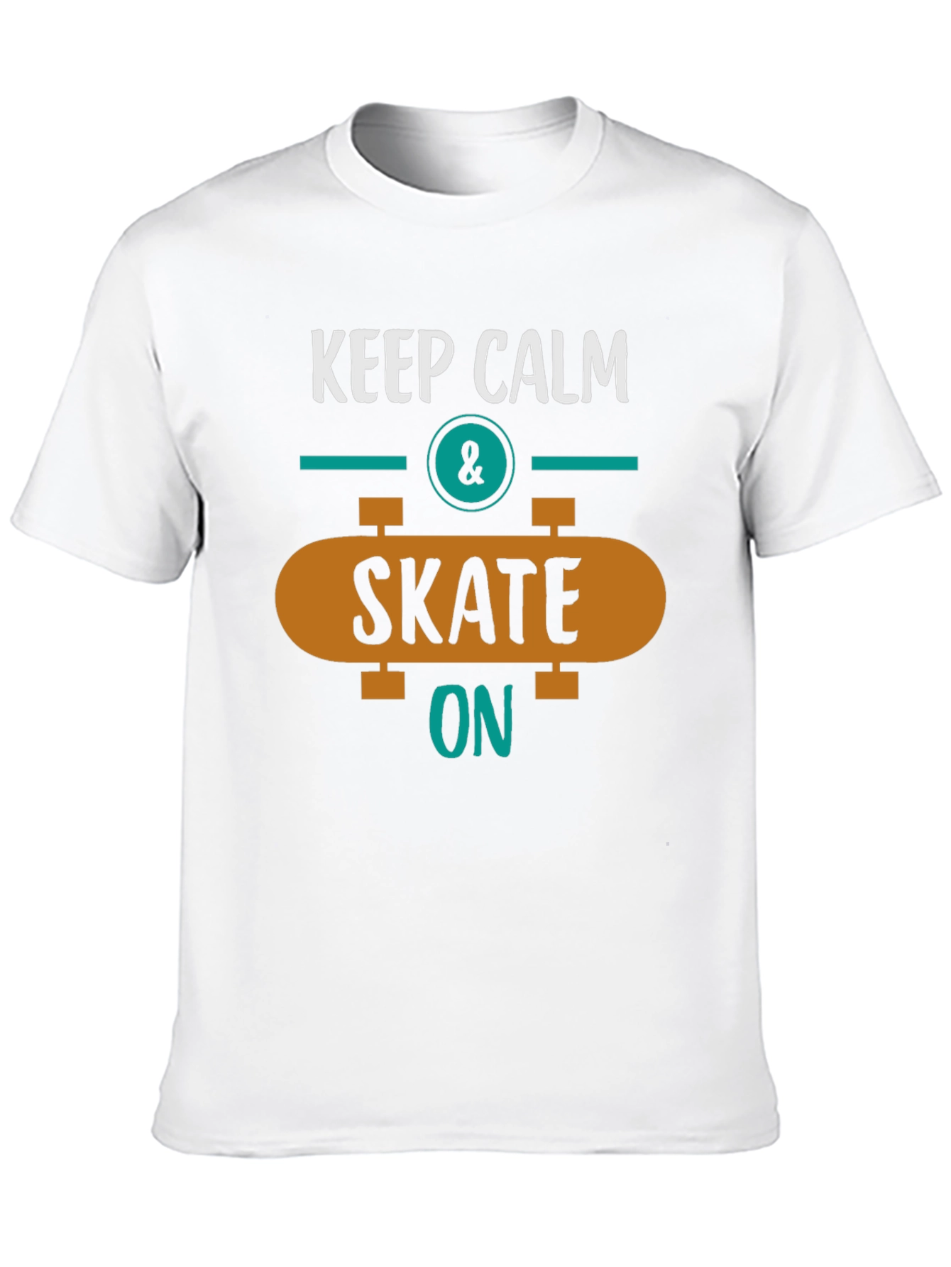 Keep Calm & Skate On Graphic Tee