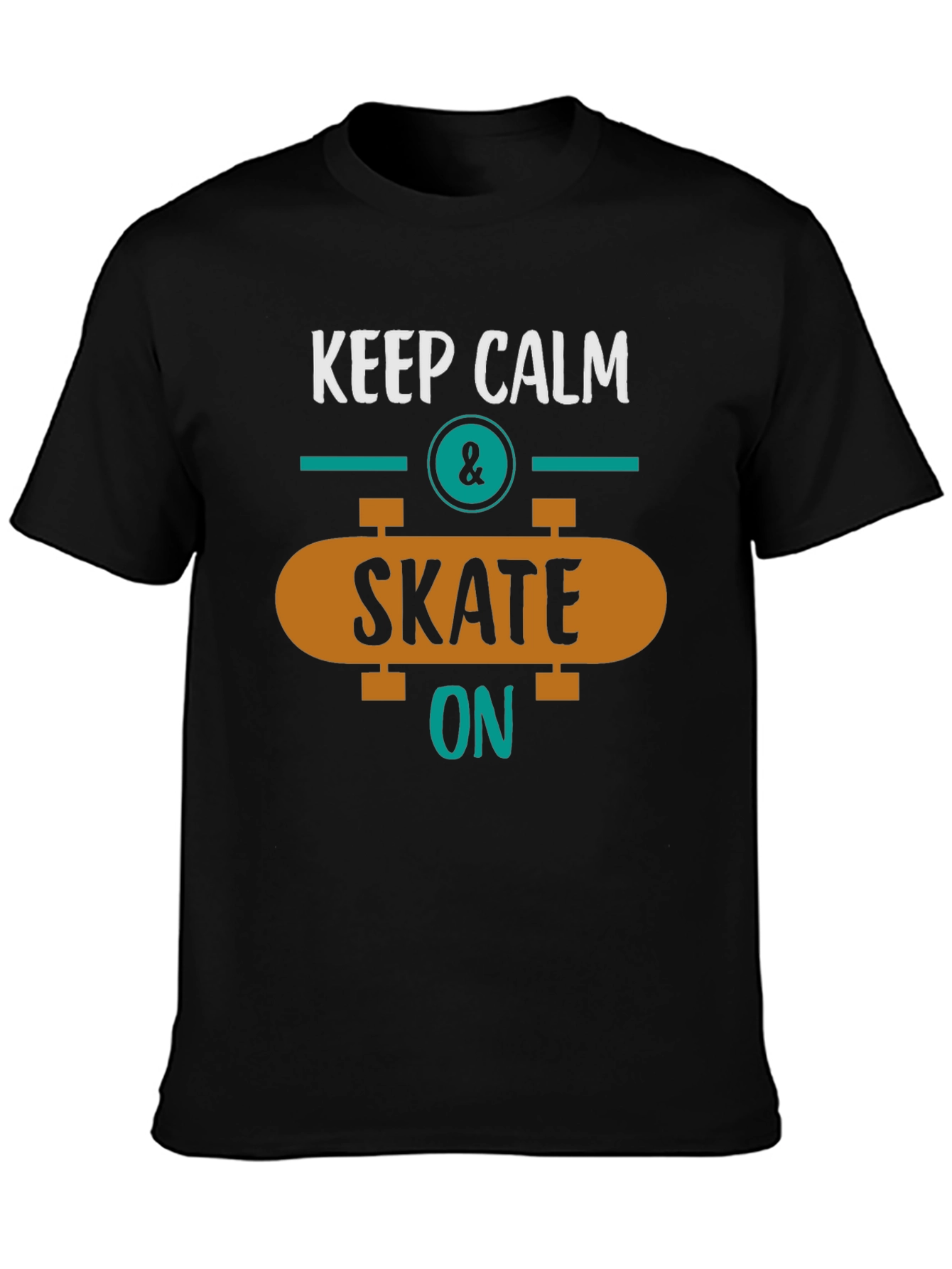 Keep Calm & Skate On Graphic Tee