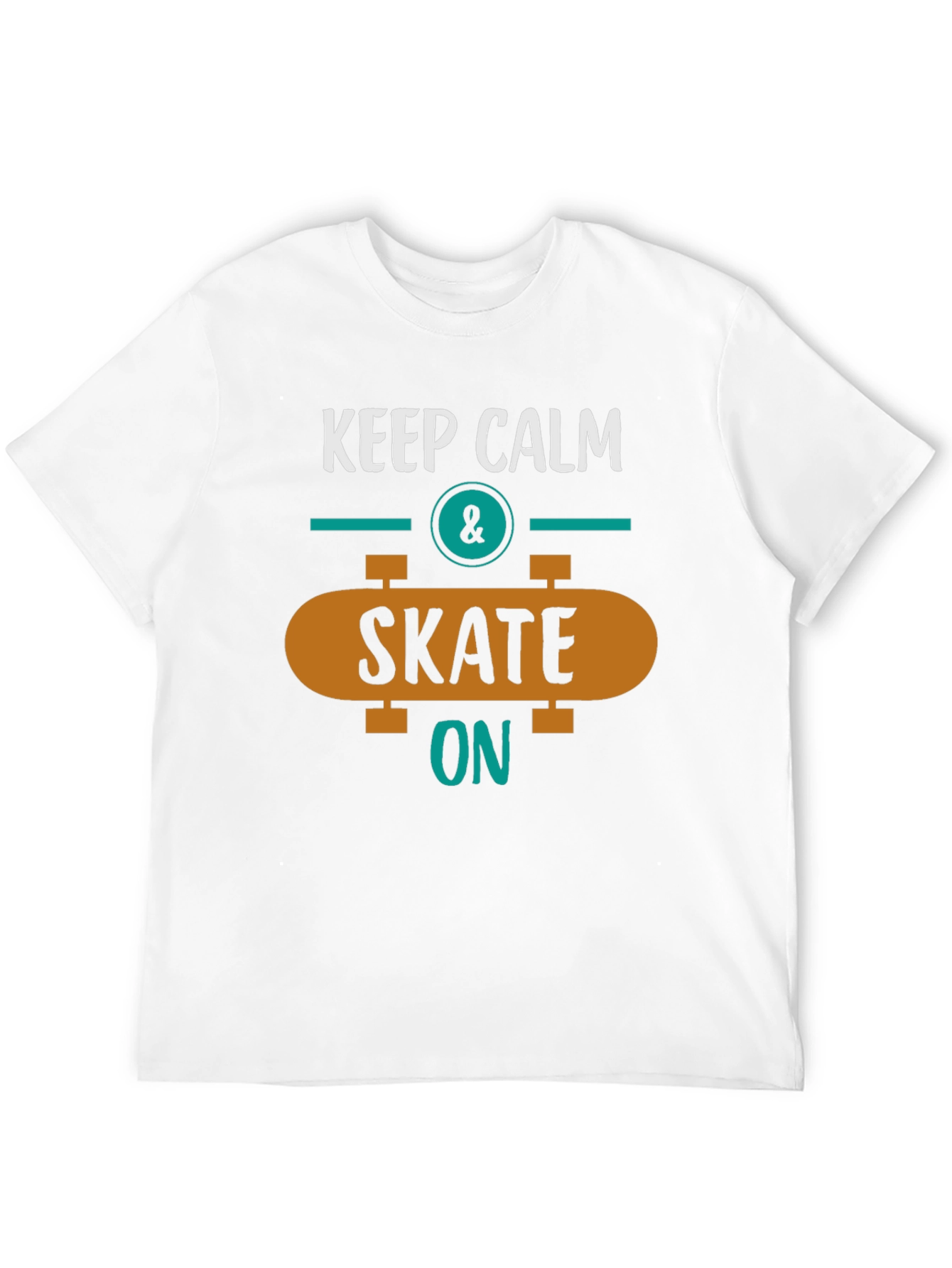 Keep Calm & Skate On Graphic Tee