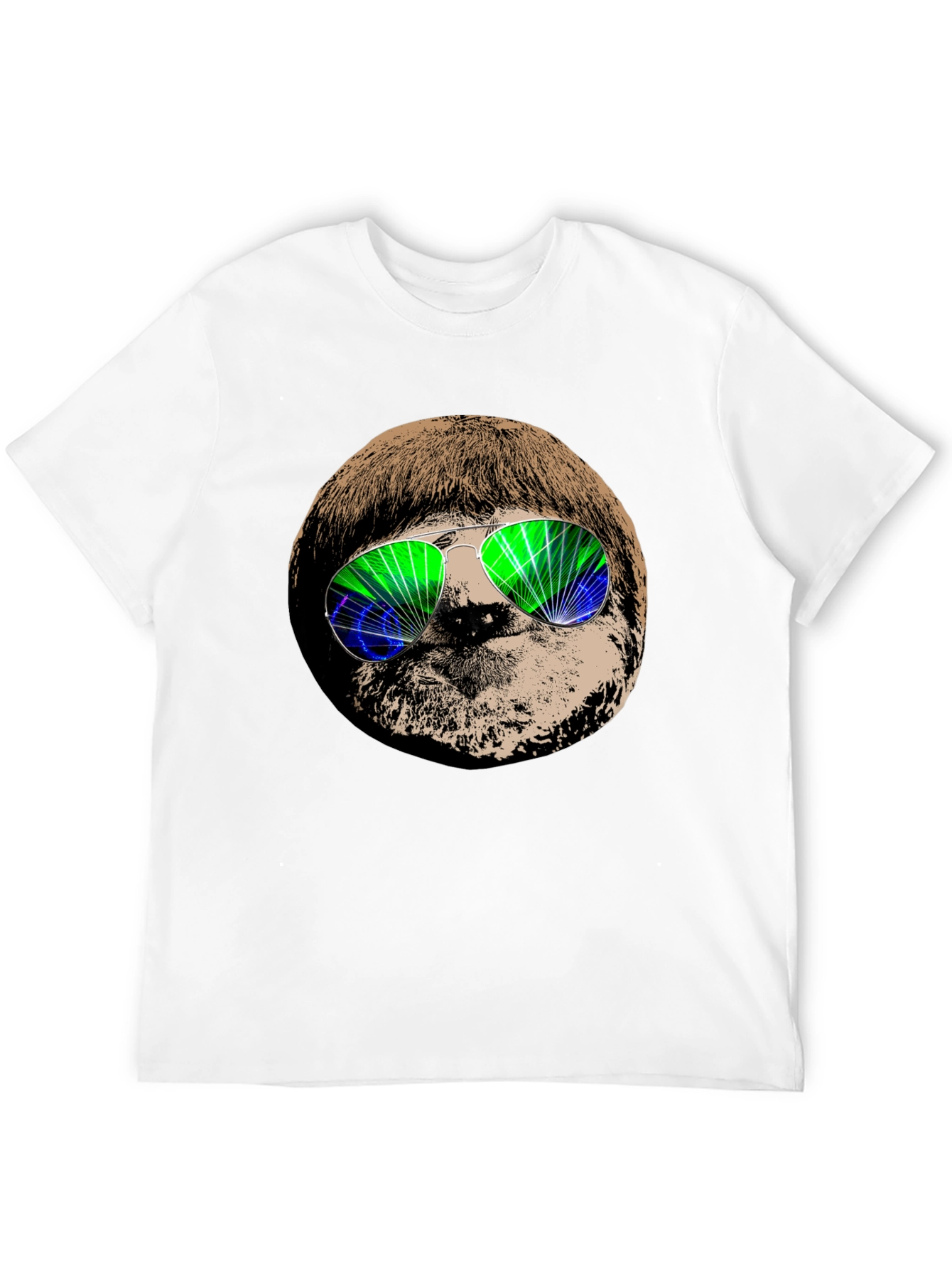 Cool Sloth Graphic Tee - Unisex Black T-Shirt