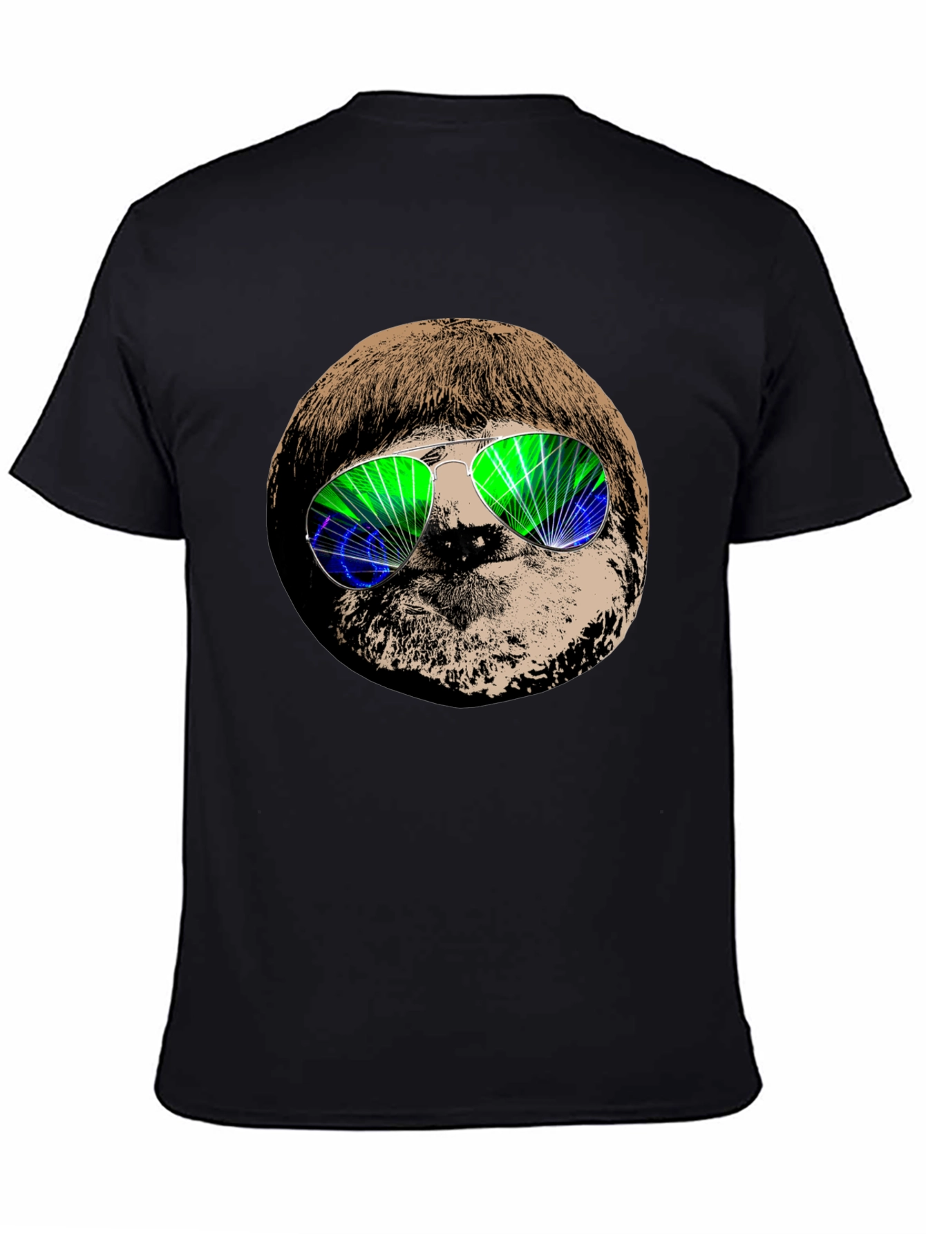 Cool Sloth Graphic Tee - Unisex Black T-Shirt