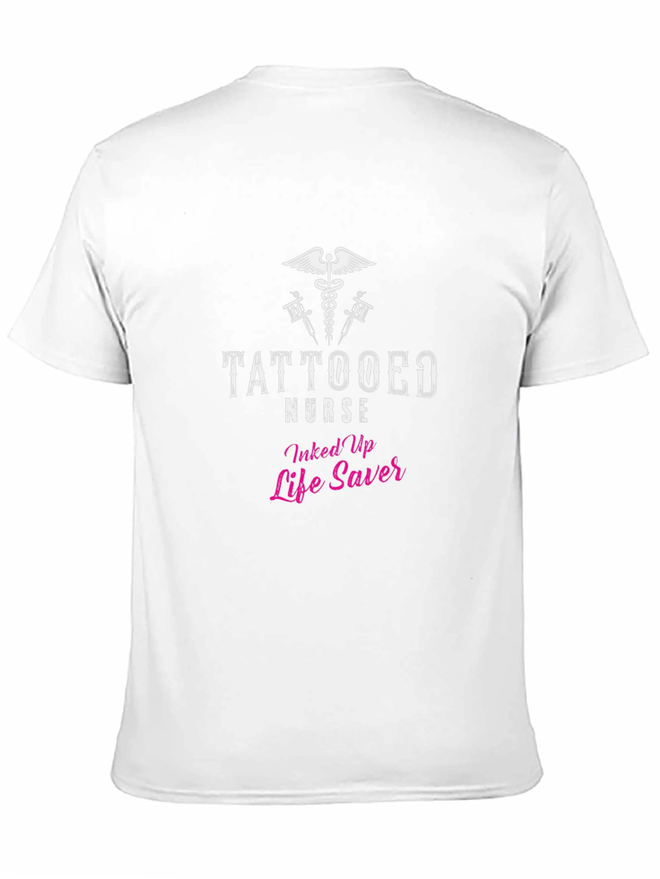 Tattooed Nurse Life Saver Black T-Shirt