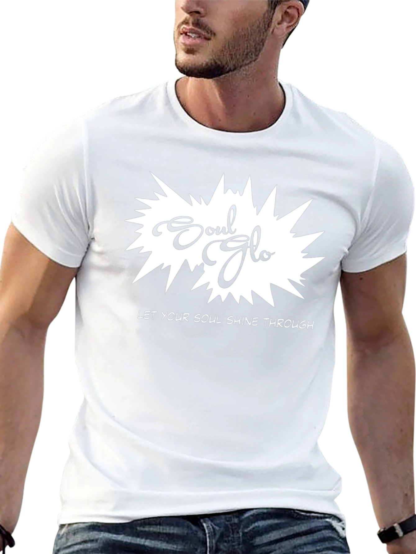 Soul Glo Black T-Shirt - Let Your Soul Shine