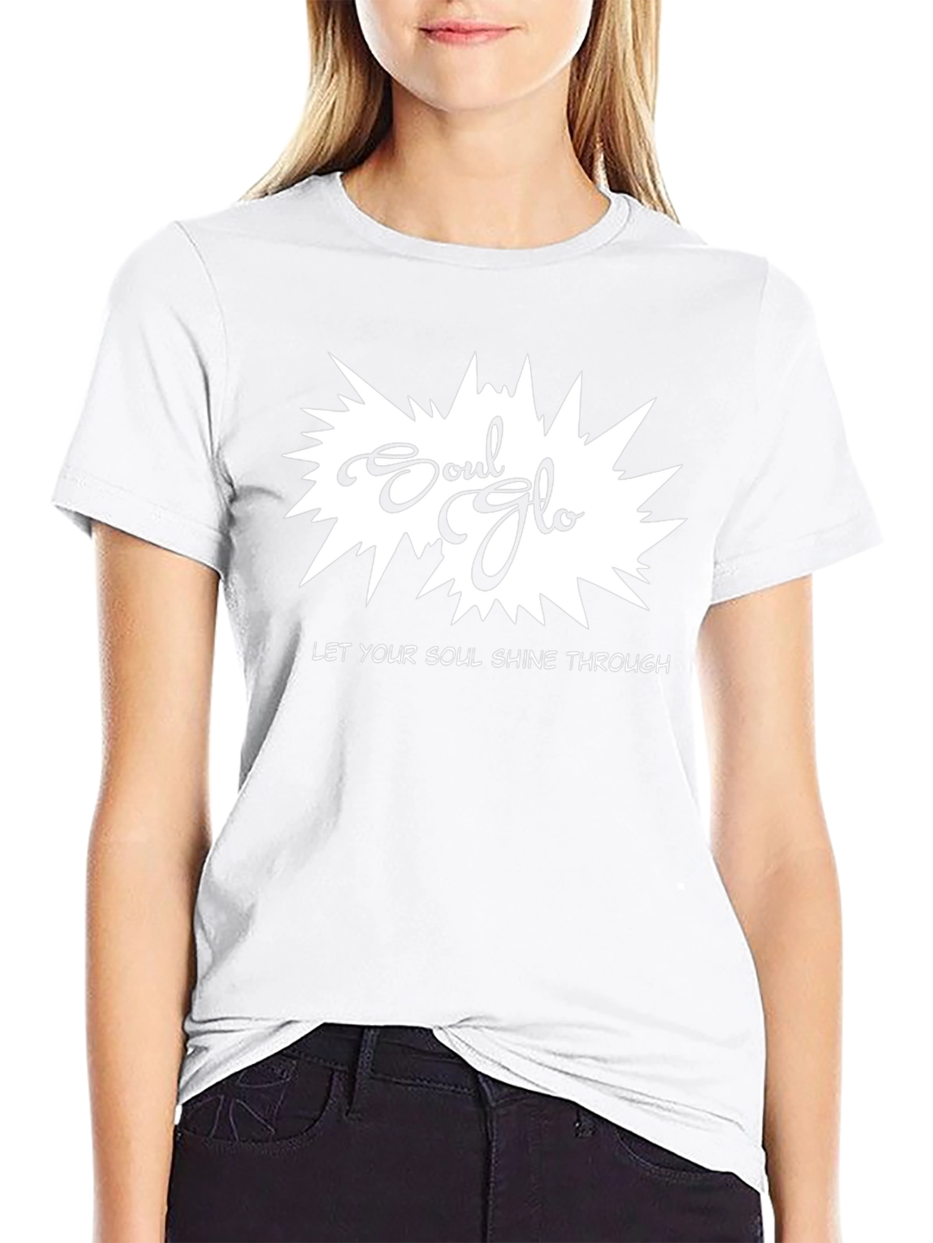 Soul Glo Black T-Shirt - Let Your Soul Shine