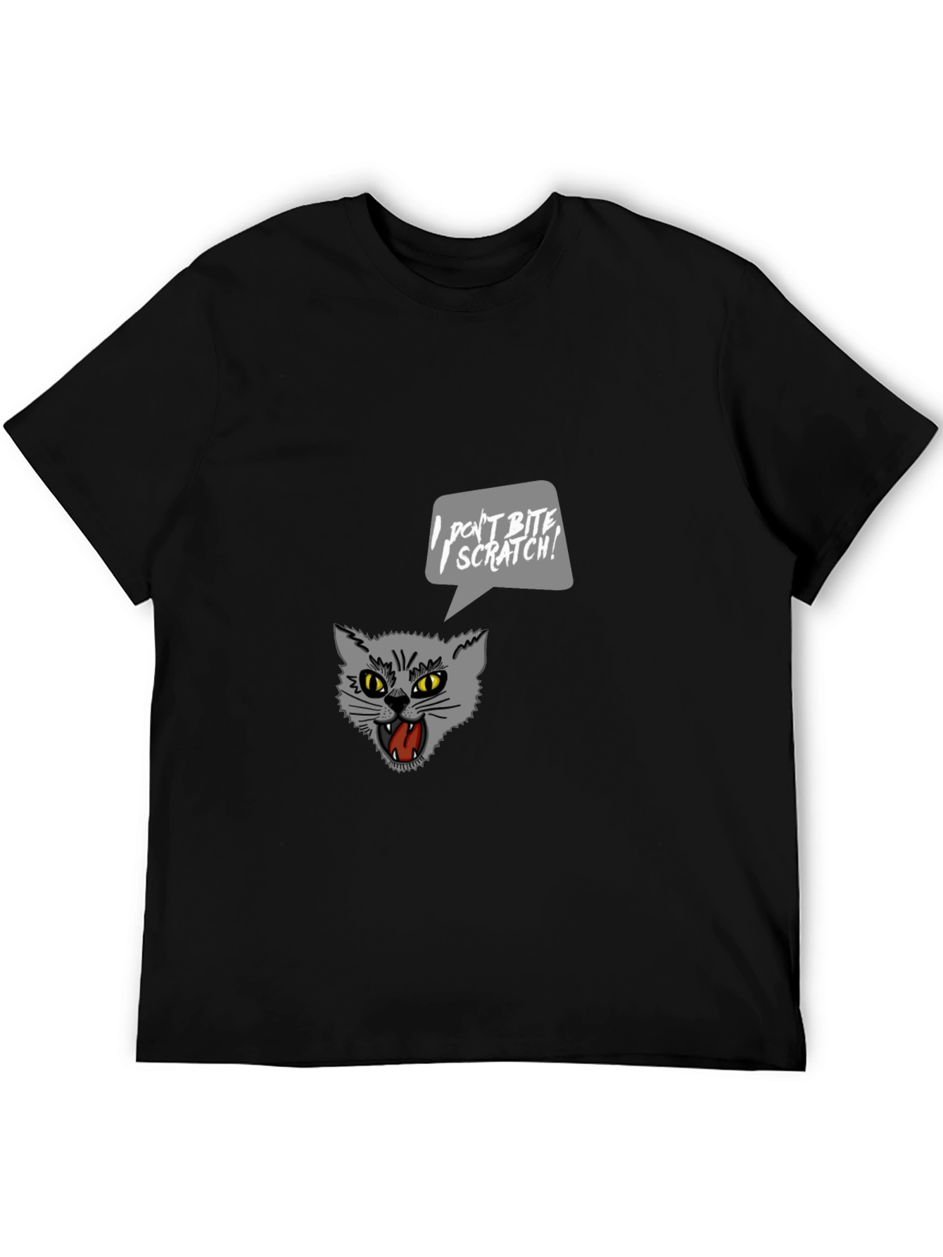 Cat-itude T-Shirt: I Dont Bite I Scratch!