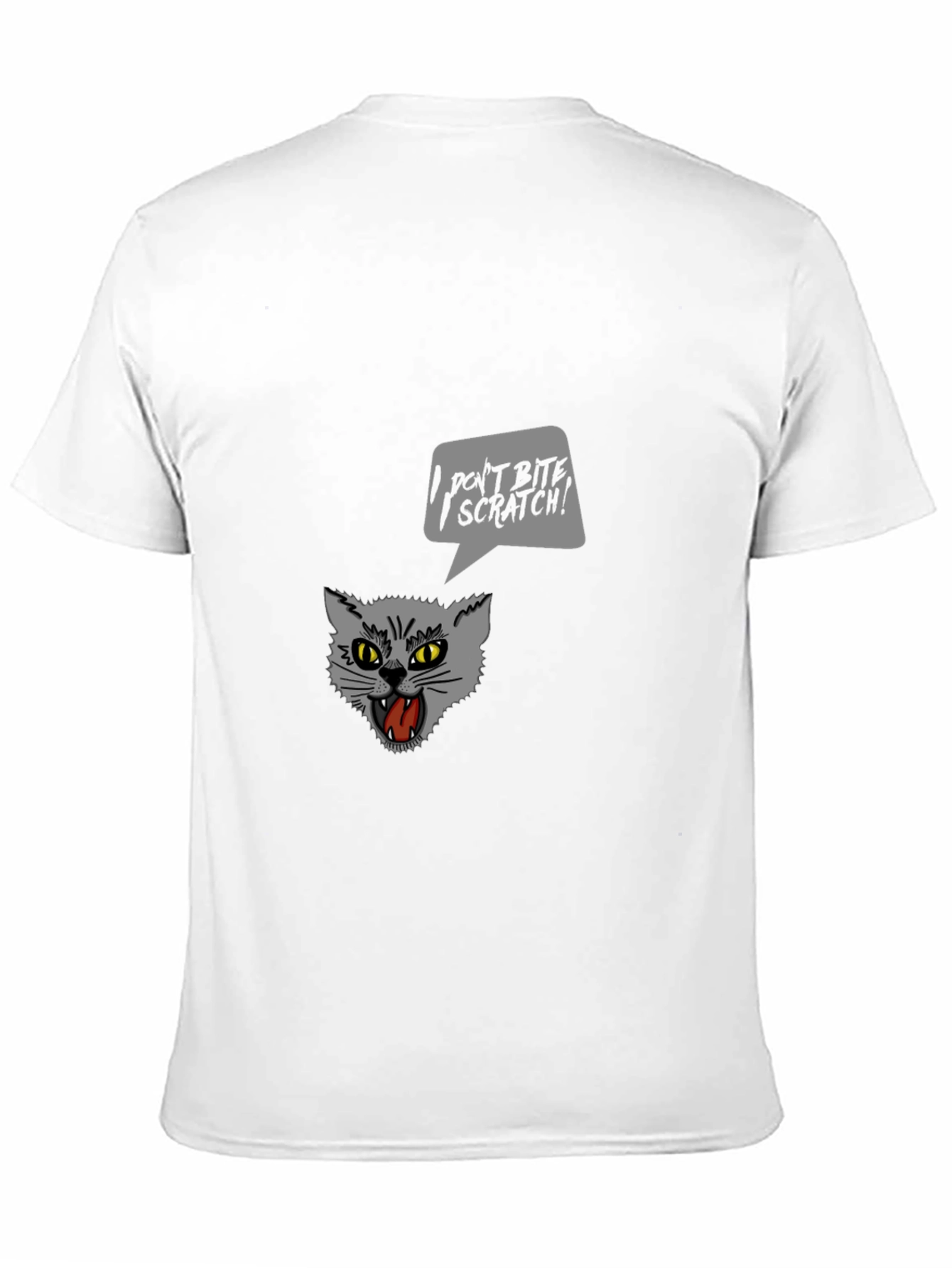 Cat-itude T-Shirt: I Dont Bite I Scratch!