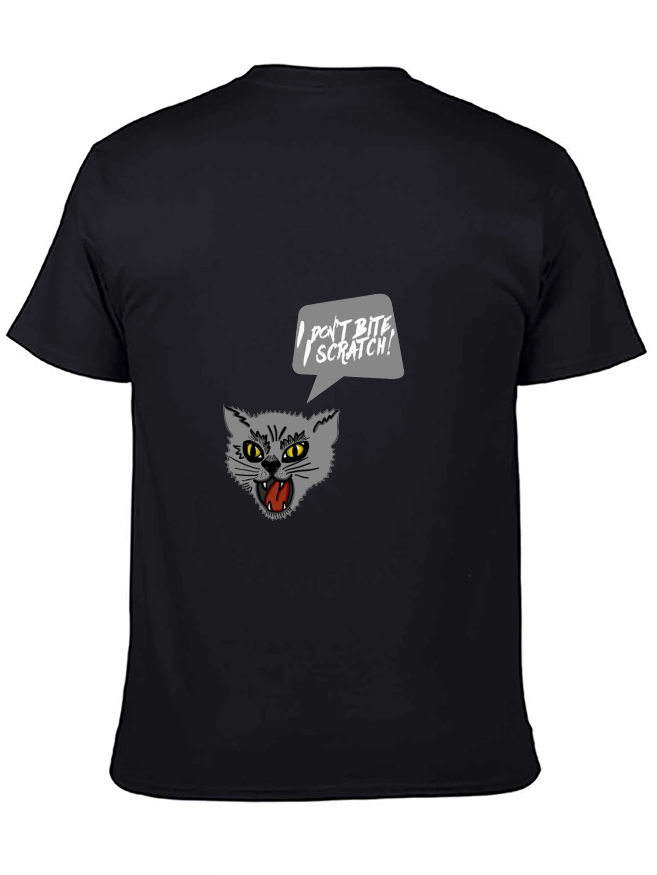 Cat-itude T-Shirt: I Dont Bite I Scratch!