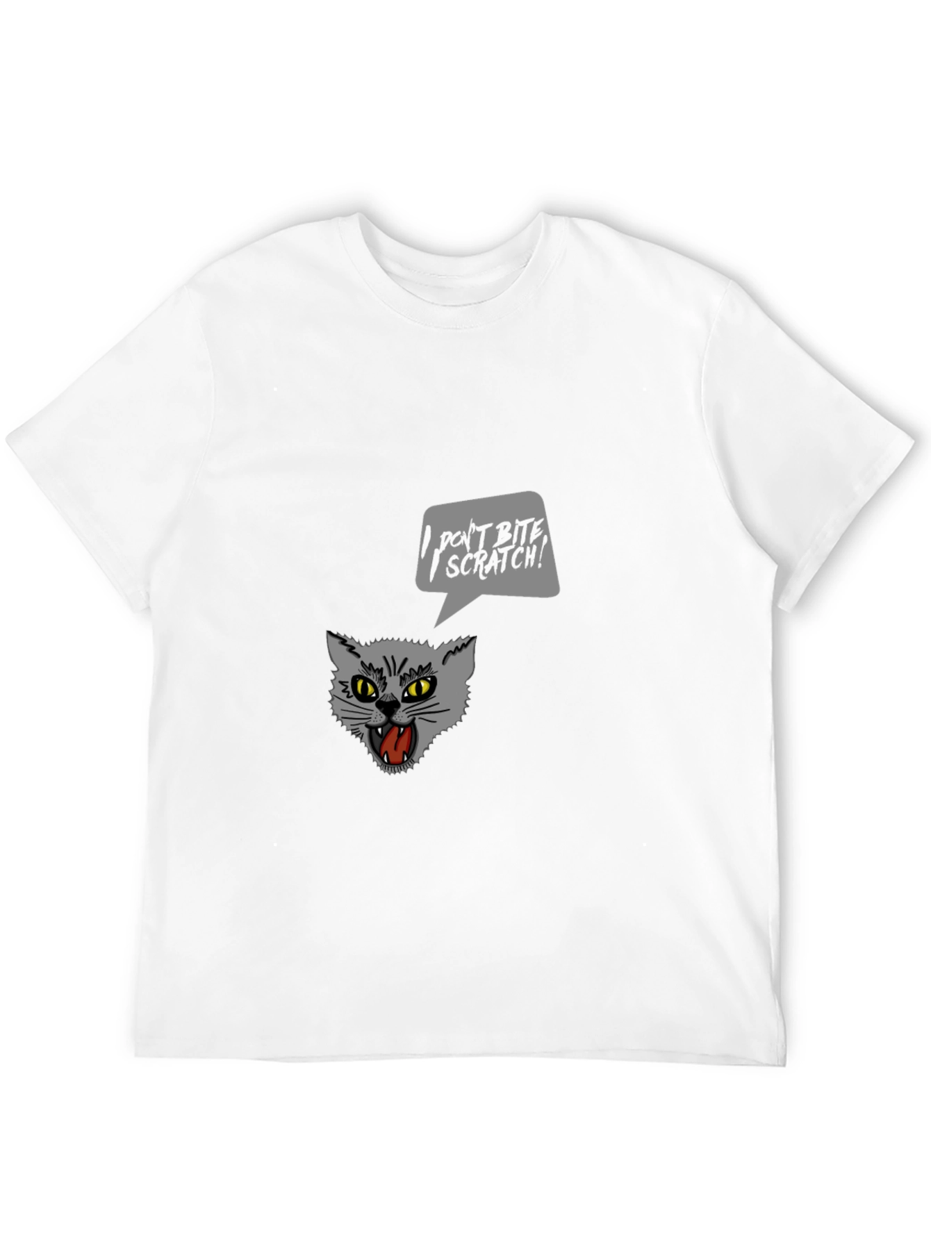 Cat-itude T-Shirt: I Dont Bite I Scratch!