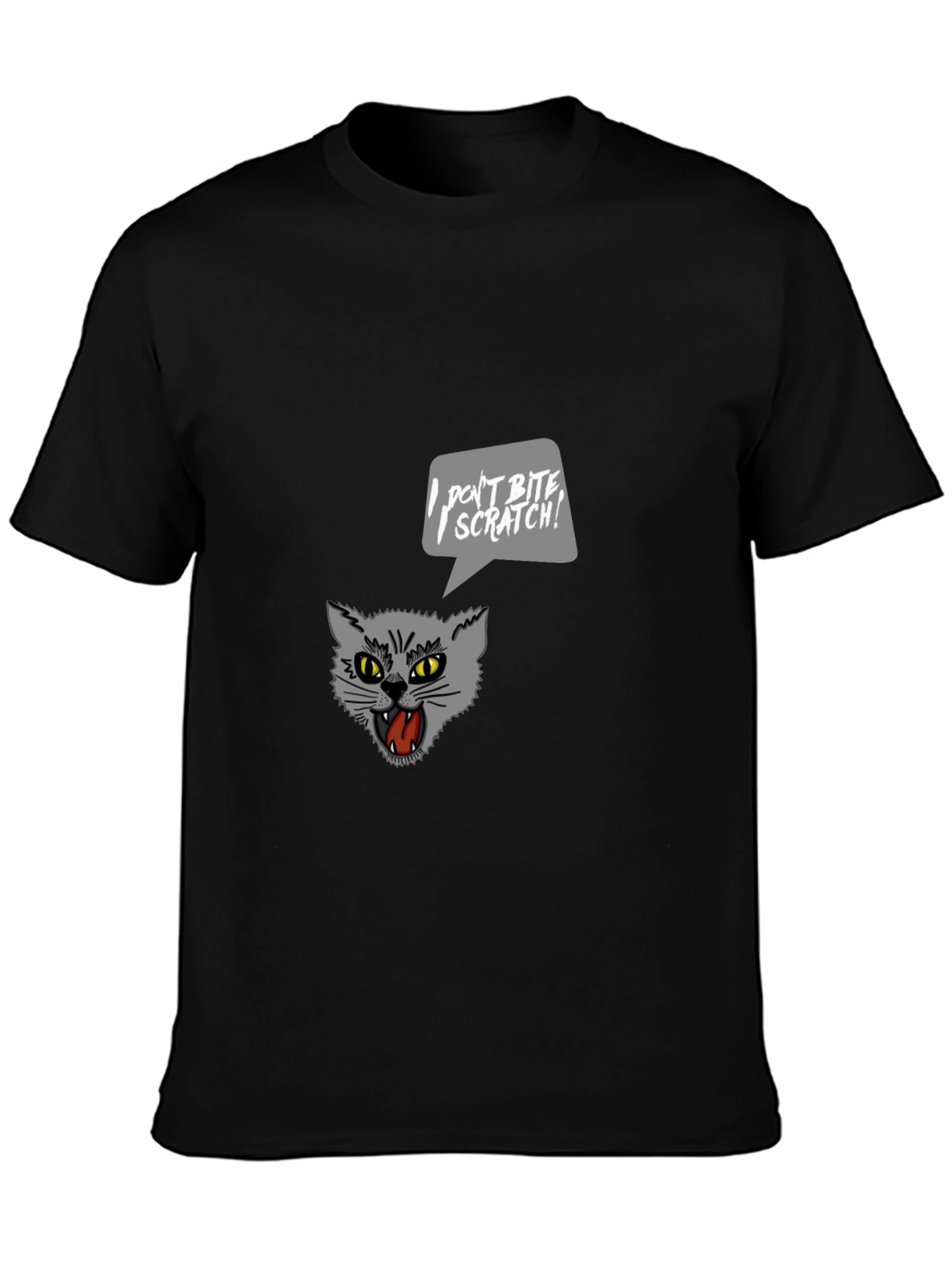 Cat-itude T-Shirt: I Dont Bite I Scratch!
