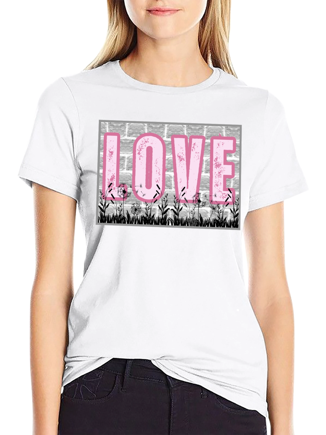 Love Dandelions Brick T-Shirt
