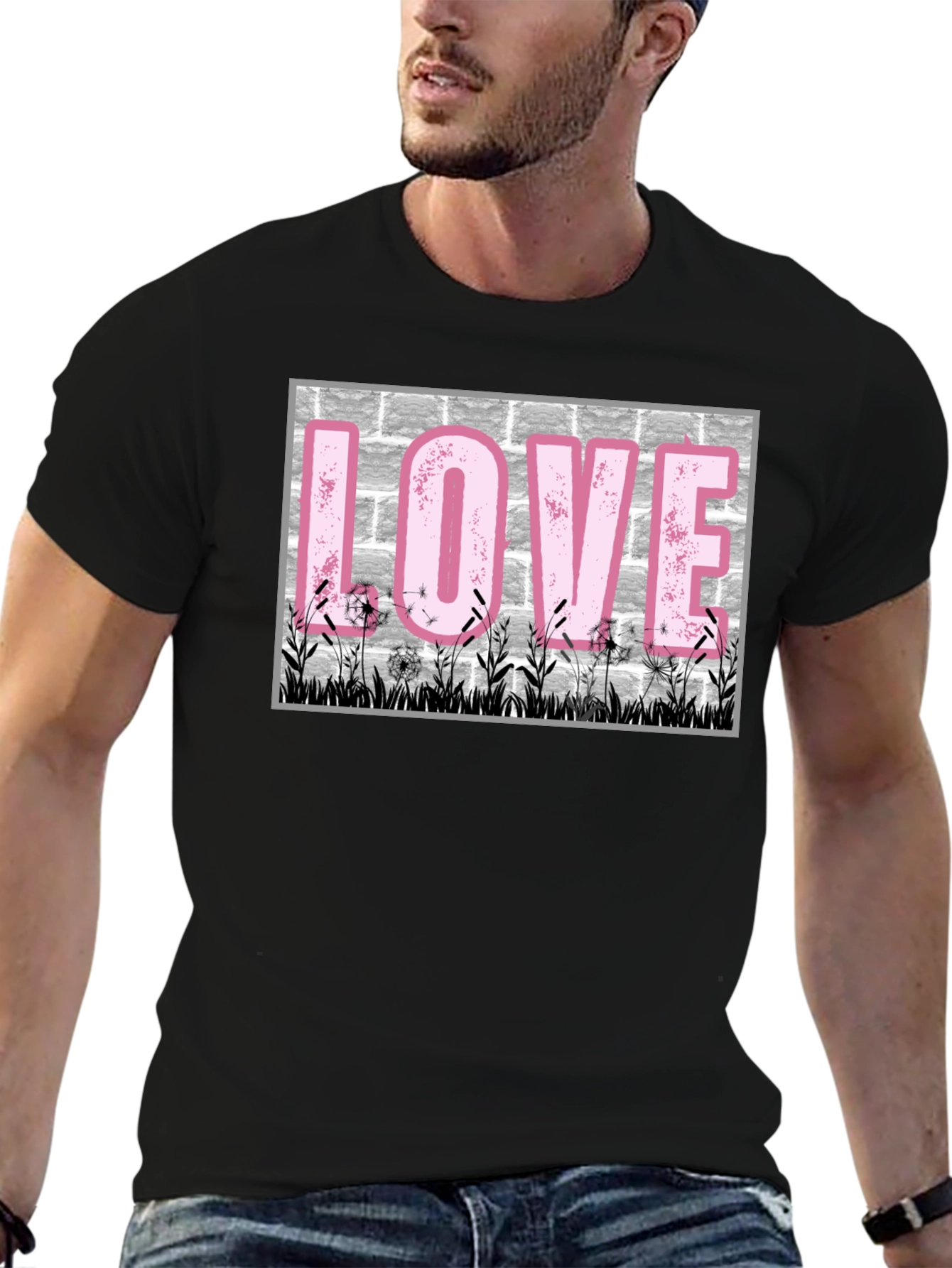 Love Dandelions Brick T-Shirt