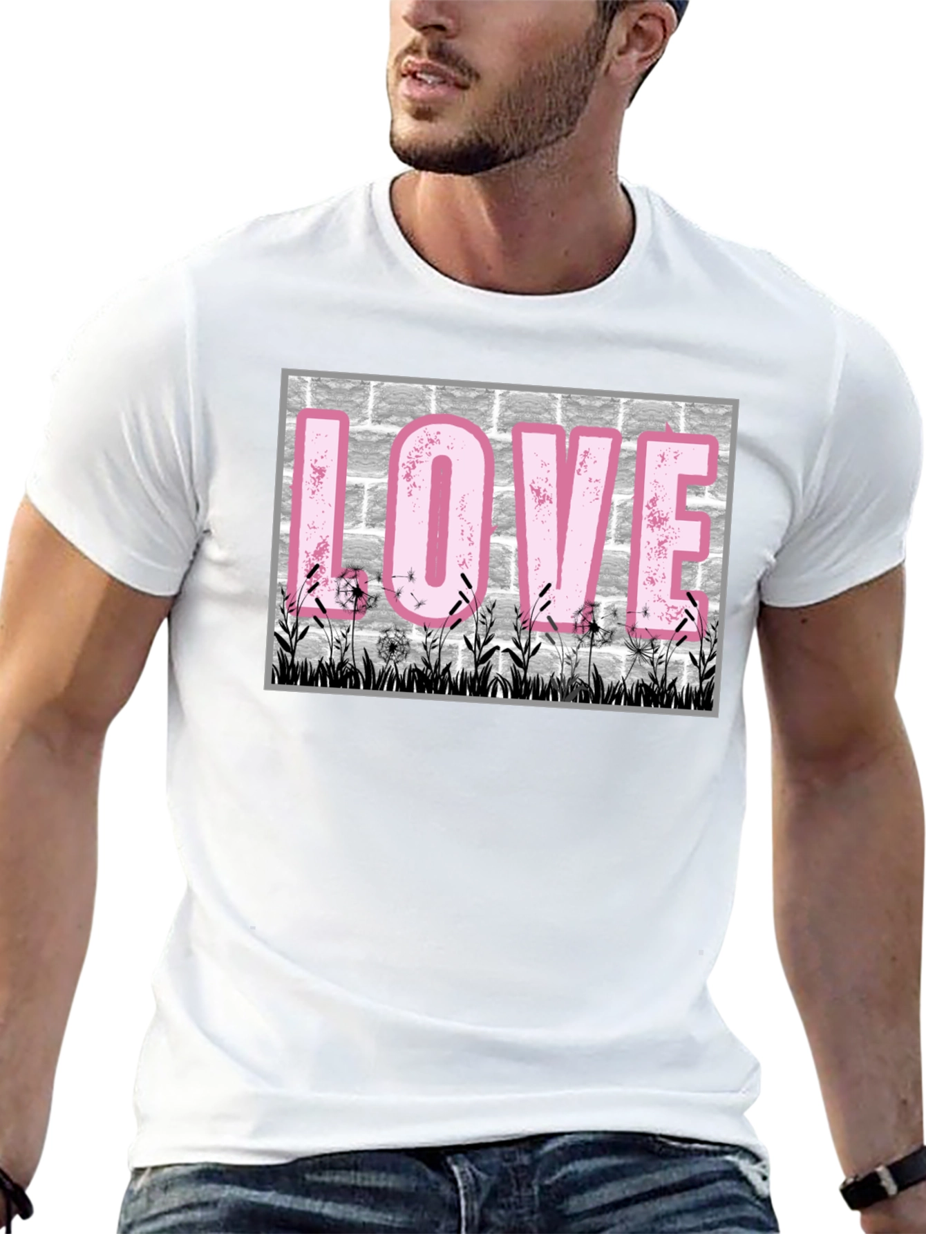 Love Dandelions Brick T-Shirt