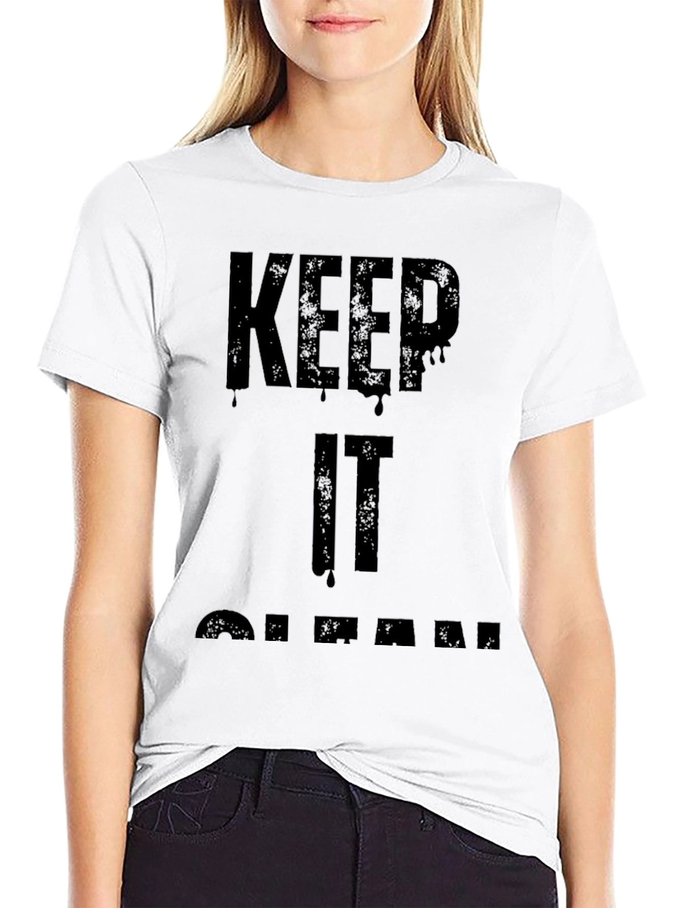 Keep It Clean Black T-Shirt