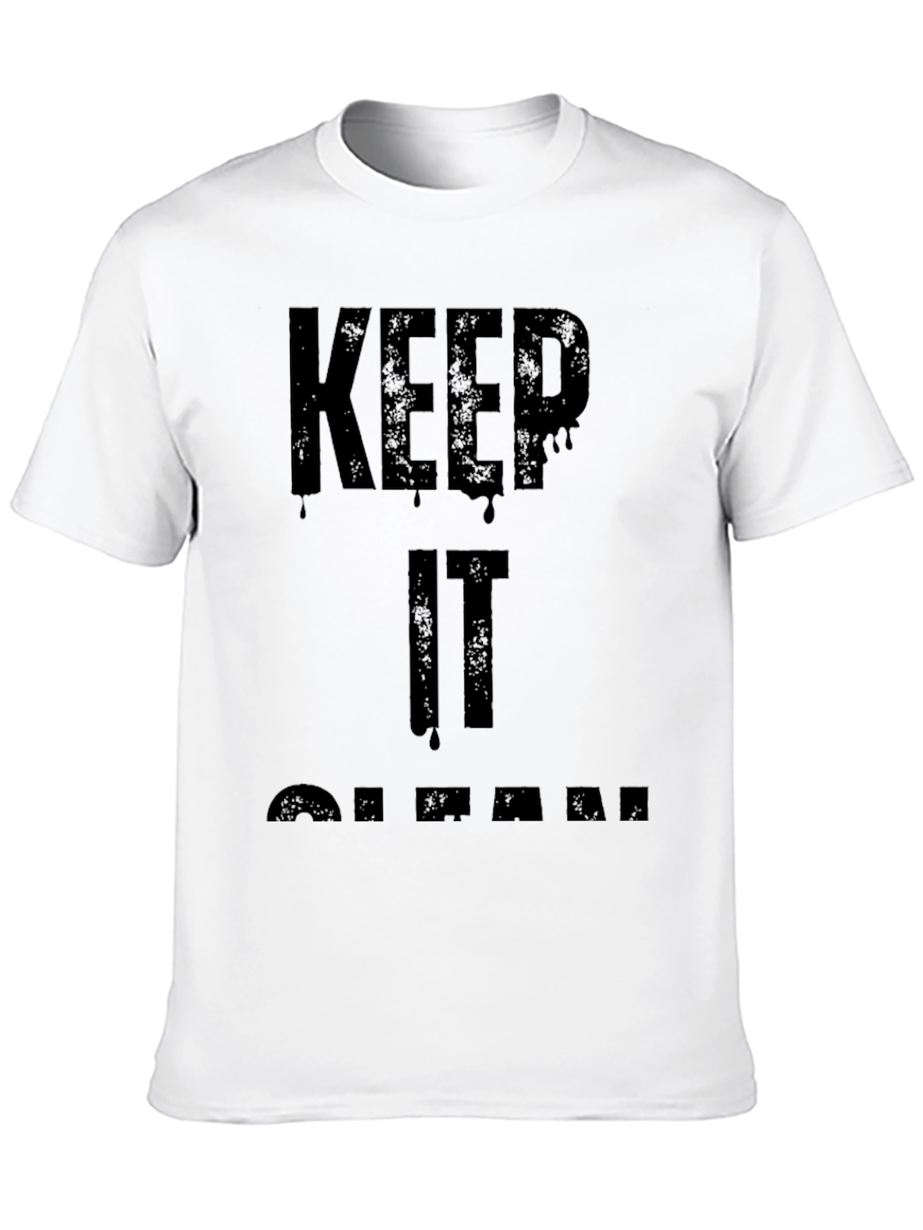 Keep It Clean Black T-Shirt