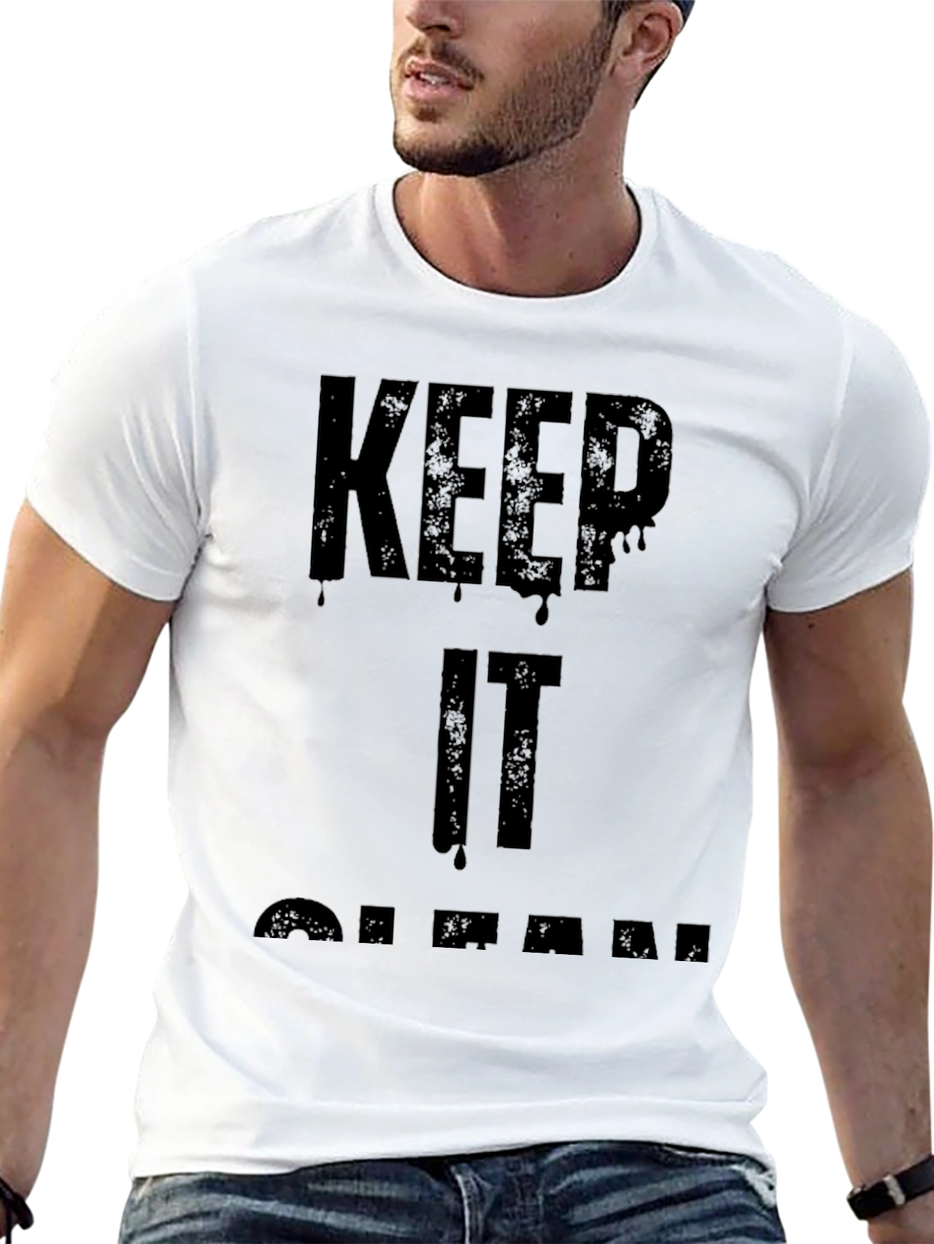 Keep It Clean Black T-Shirt