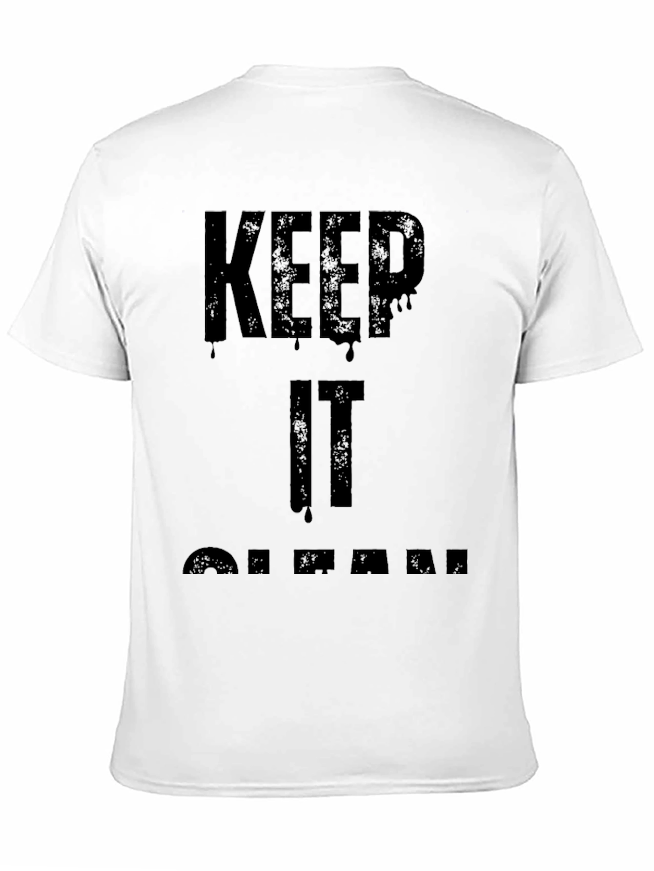 Keep It Clean Black T-Shirt