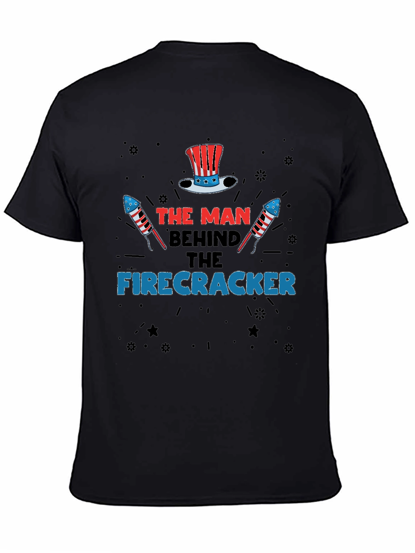 The Man Behind The Firecracker T-Shirt