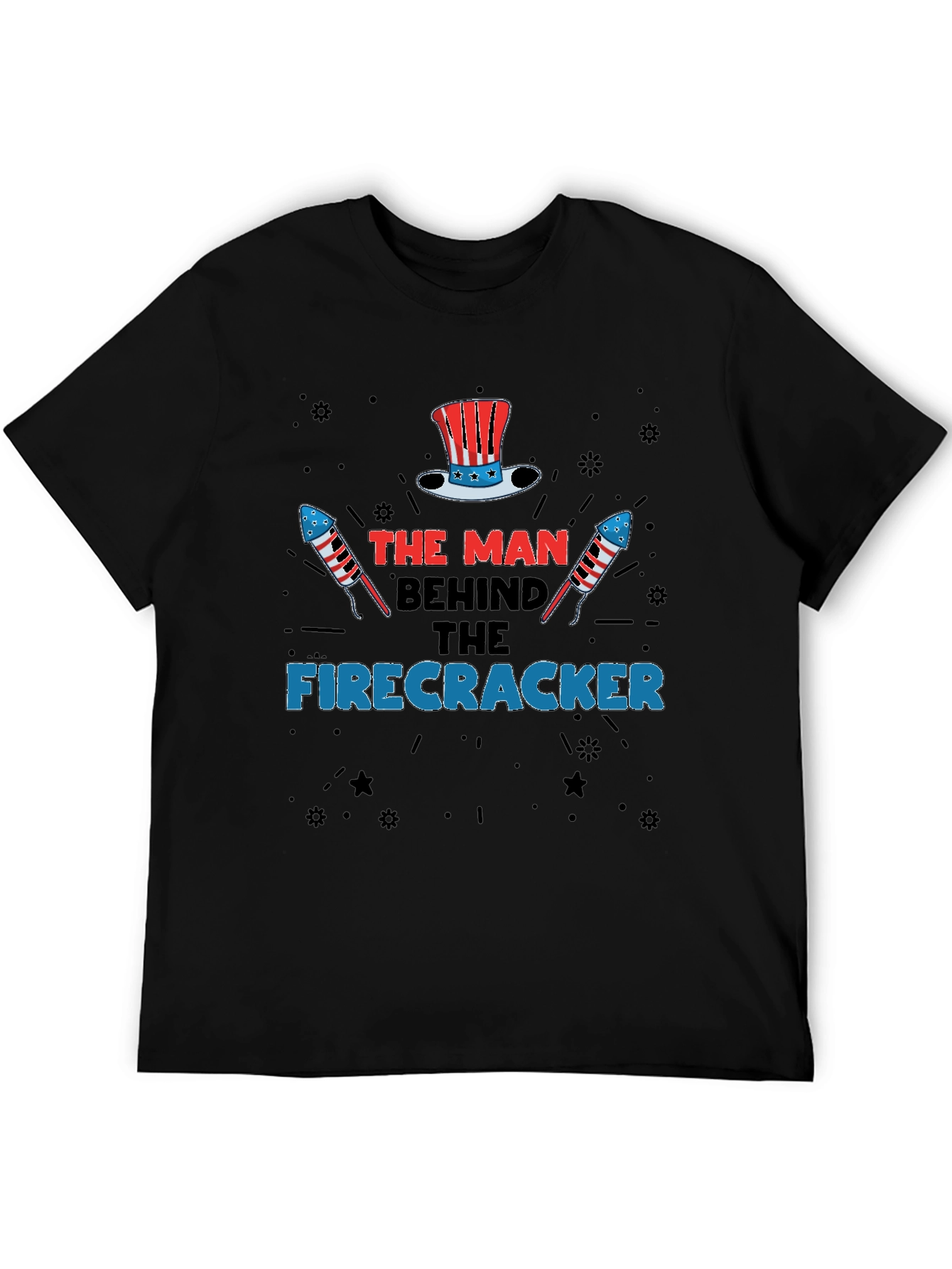 The Man Behind The Firecracker T-Shirt