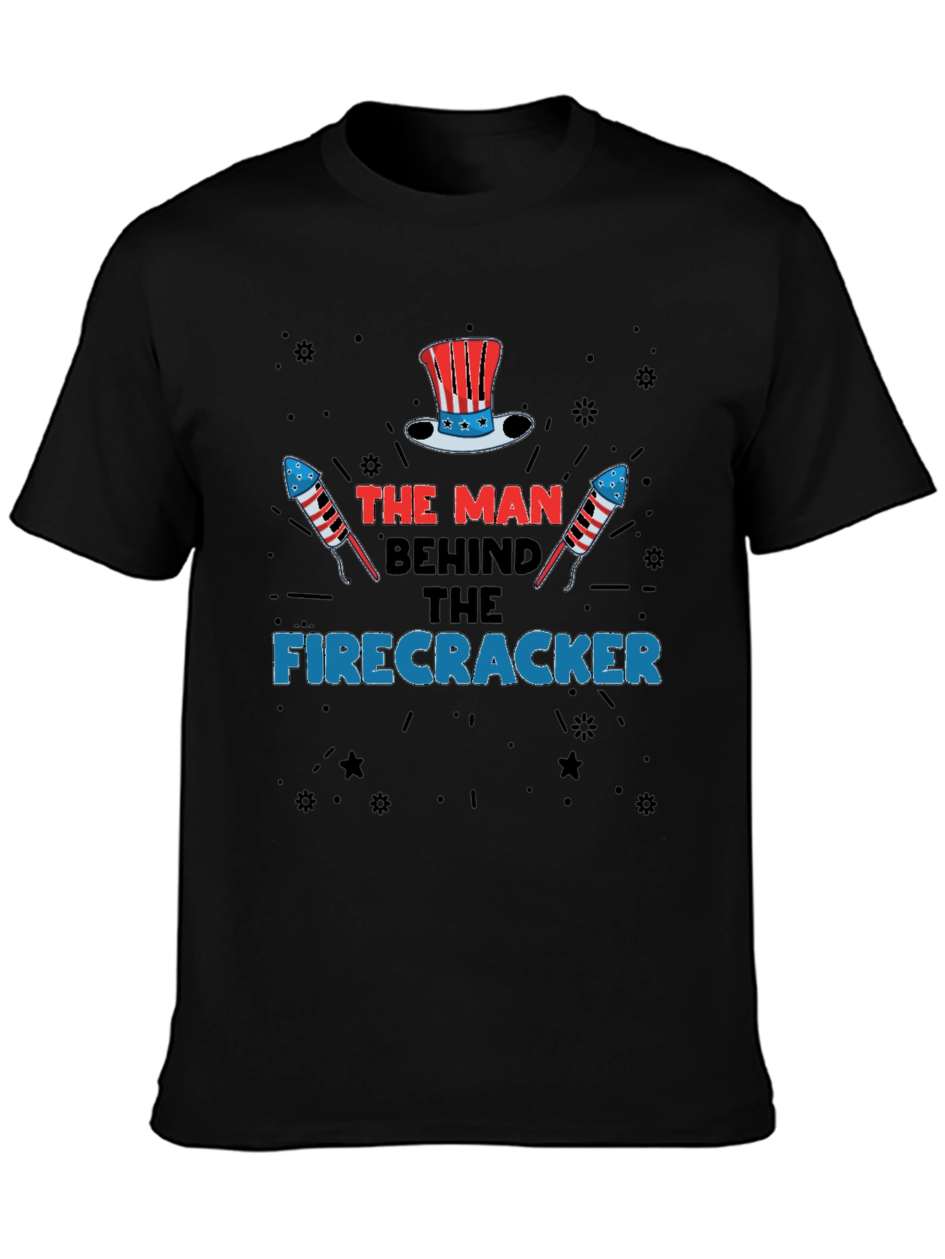 The Man Behind The Firecracker T-Shirt