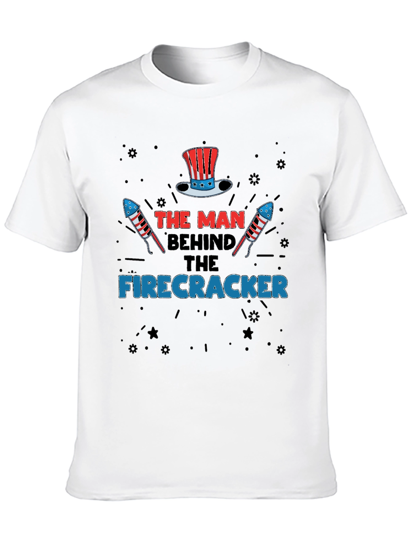 The Man Behind The Firecracker T-Shirt