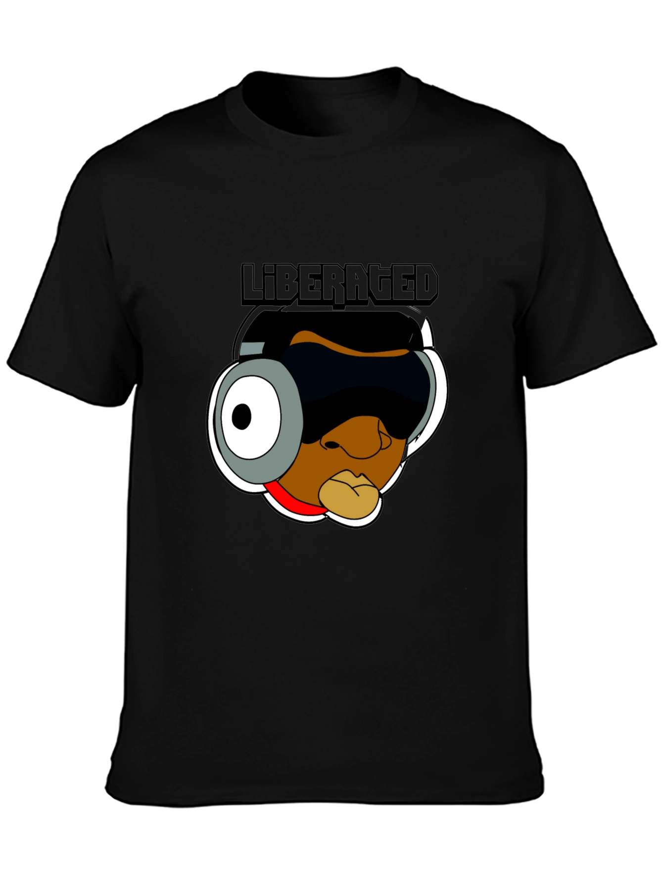 Liberated Cartoon Graphic T-Shirt