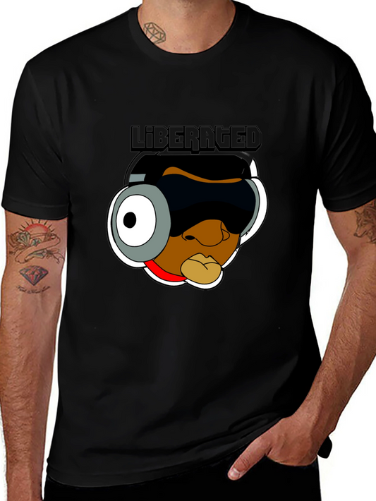 Liberated Cartoon Graphic T-Shirt