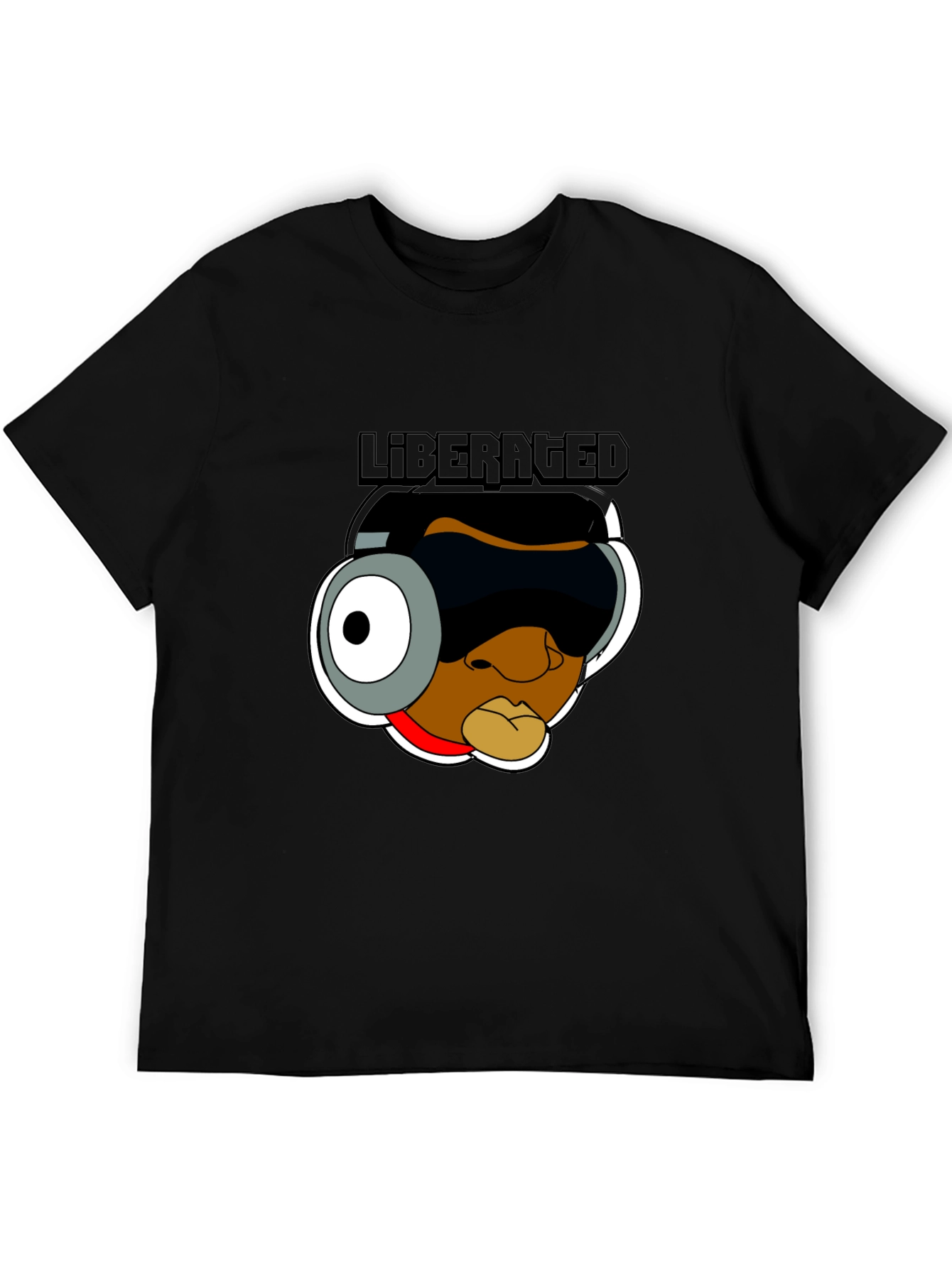 Liberated Cartoon Graphic T-Shirt