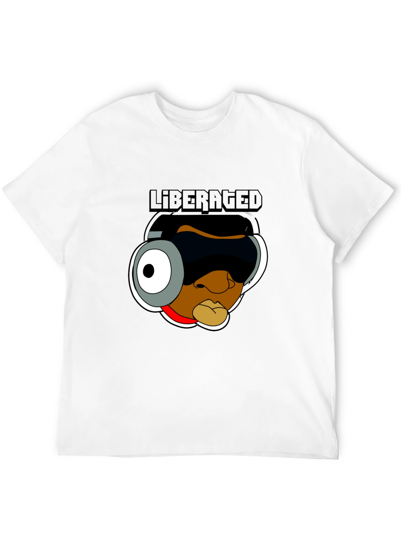Liberated Cartoon Graphic T-Shirt