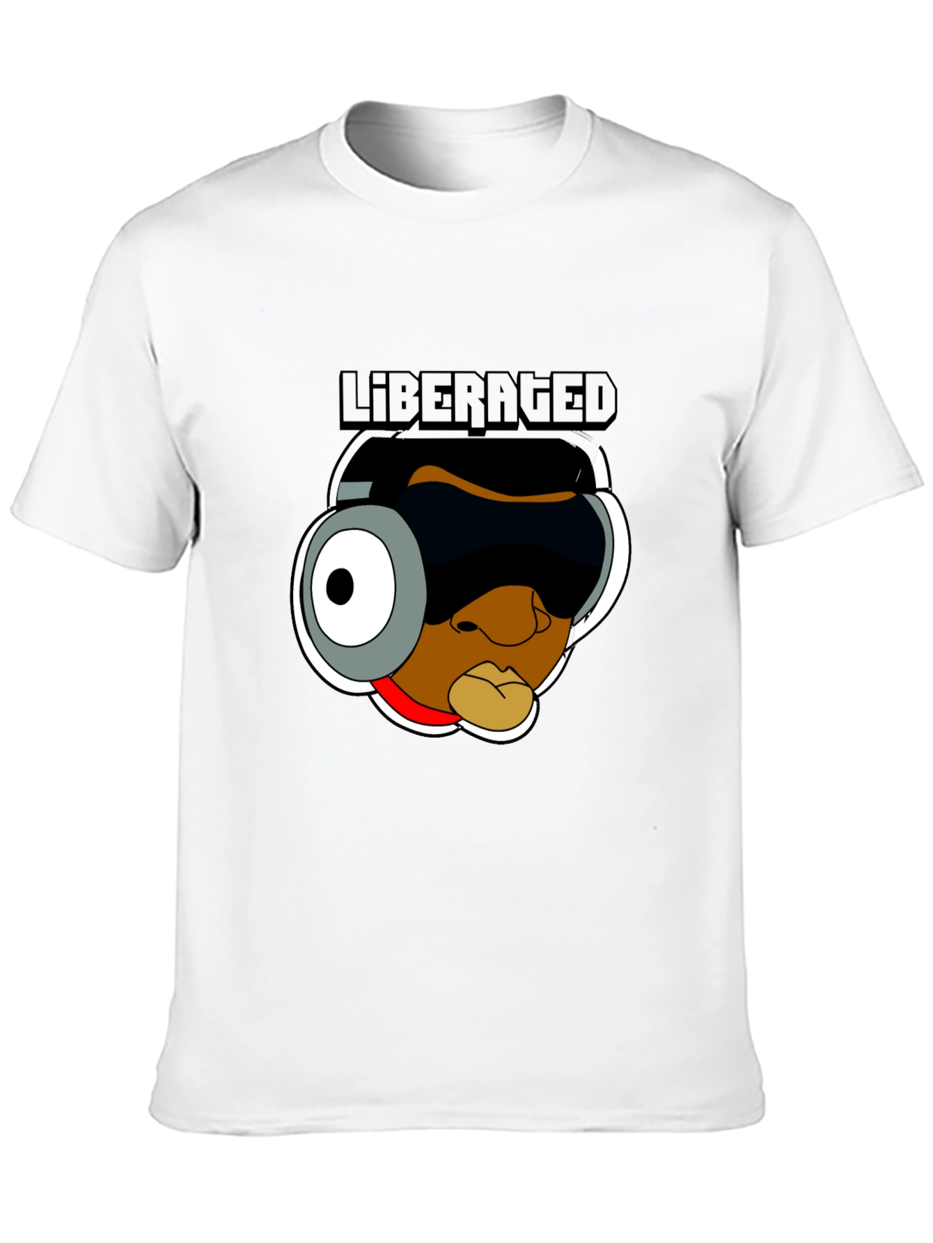 Liberated Cartoon Graphic T-Shirt