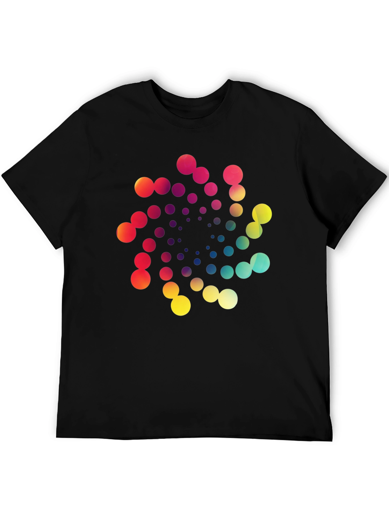 Vibrant Spiral Graphic T-Shirt - Modern Design