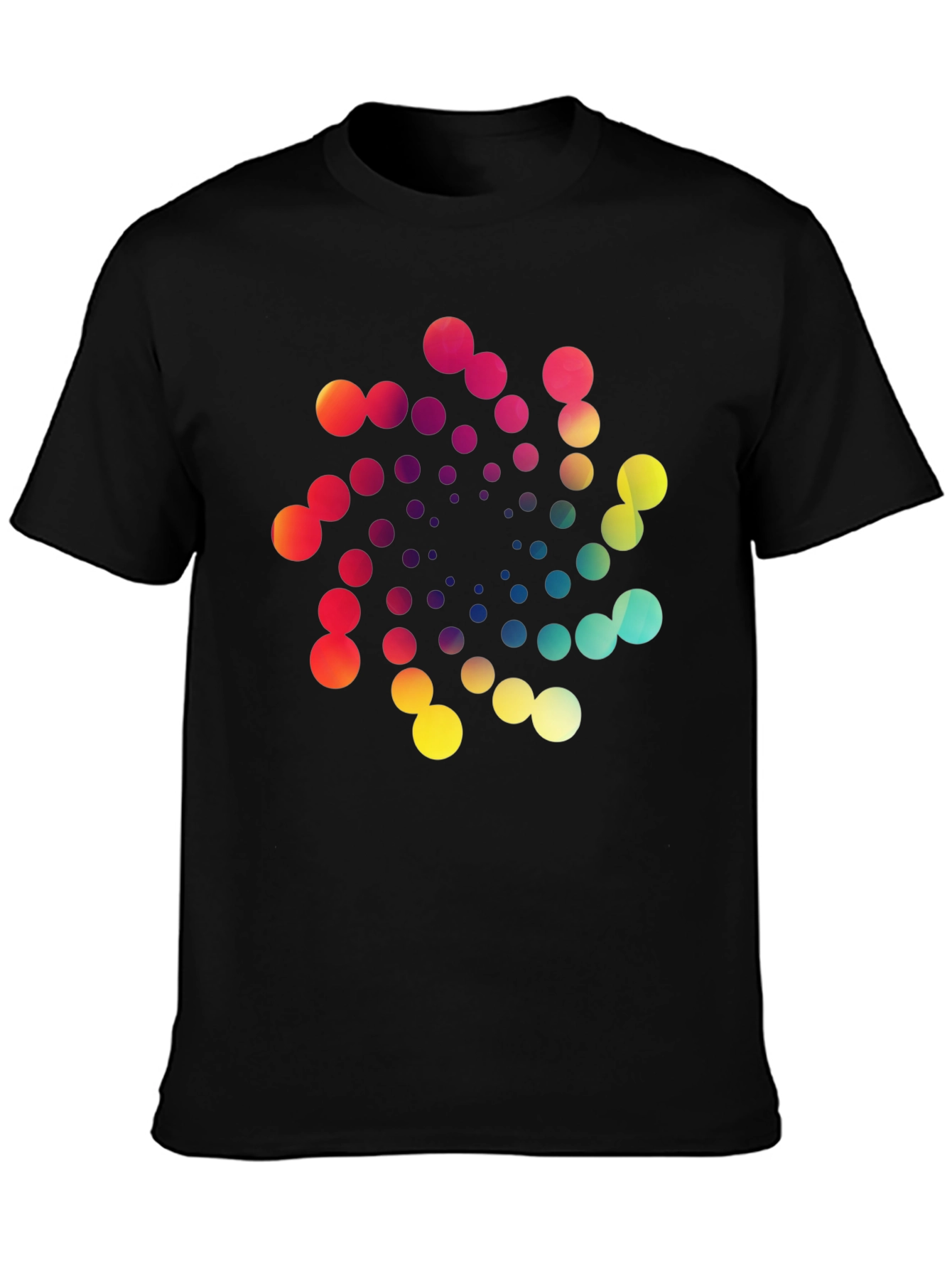 Vibrant Spiral Graphic T-Shirt - Modern Design