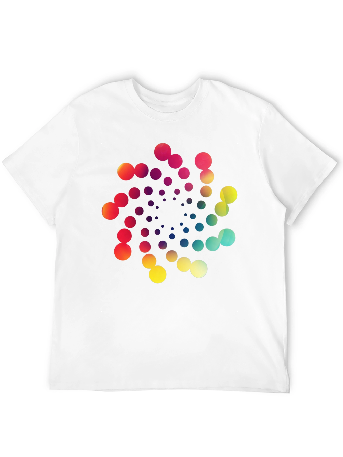 Vibrant Spiral Graphic T-Shirt - Modern Design
