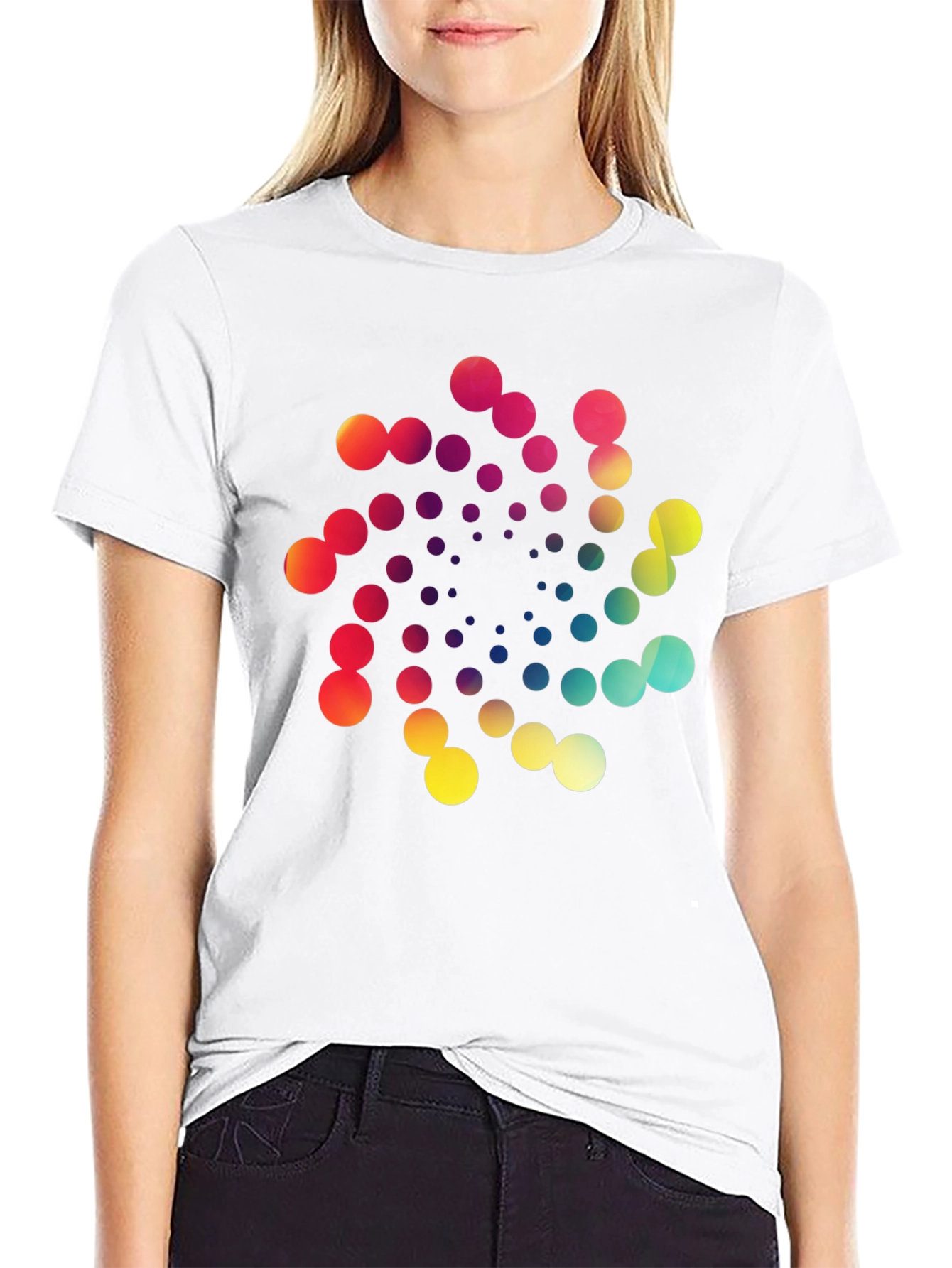 Vibrant Spiral Graphic T-Shirt - Modern Design