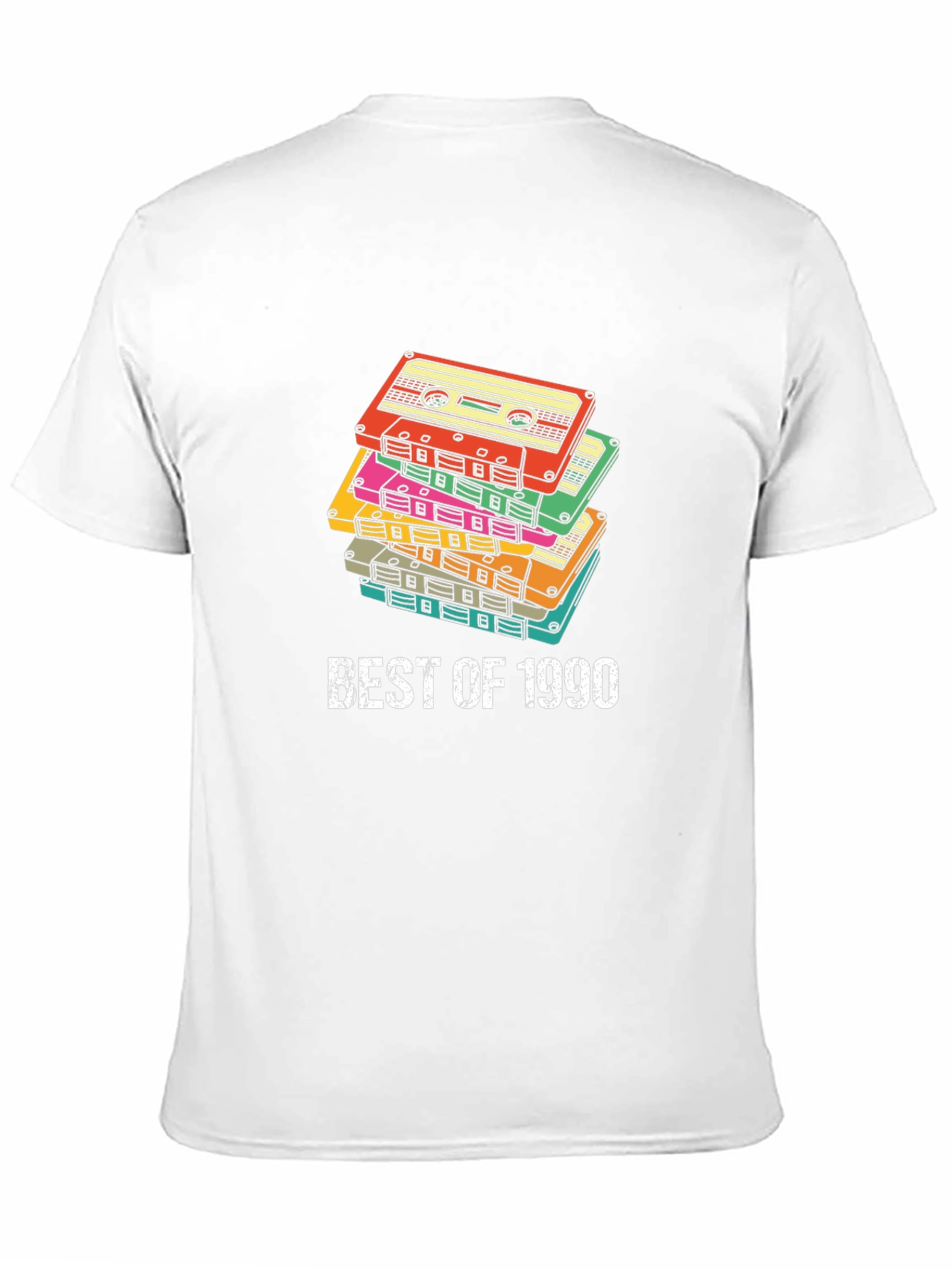 Best of 1990 Cassette Tape Stack Graphic T-Shirt