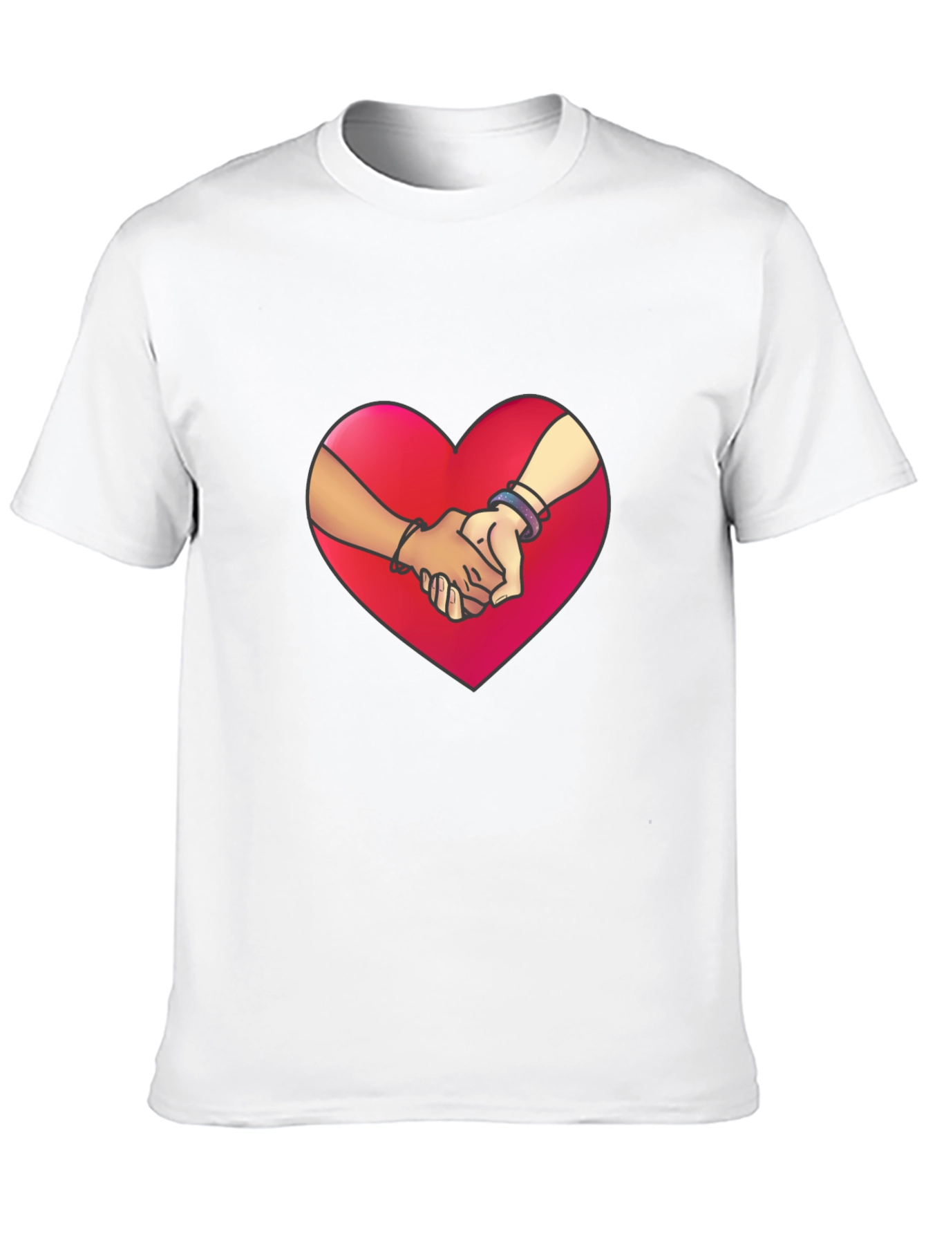 Heart Hands Graphic Tee - Love & Unity T-Shirt