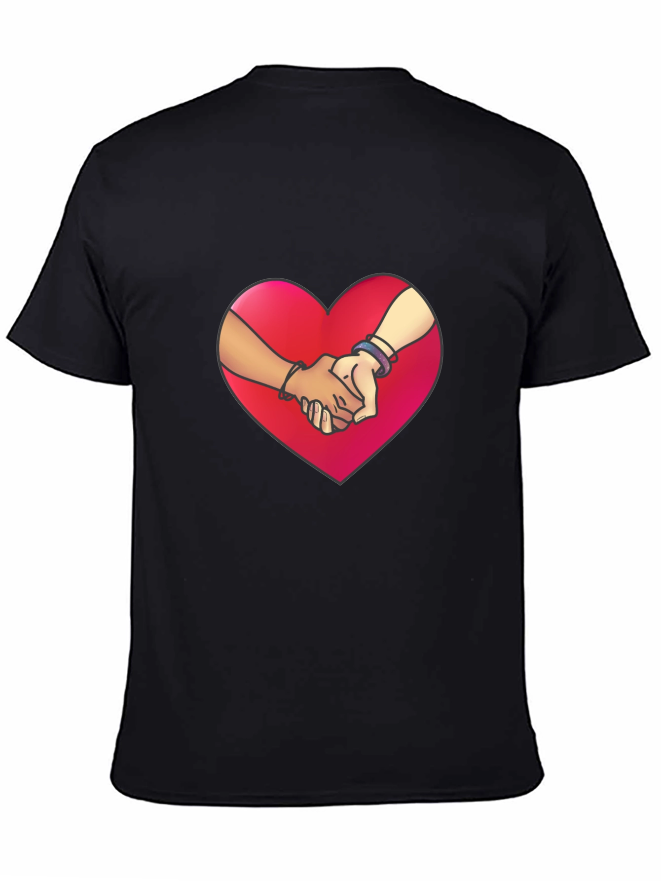 Heart Hands Graphic Tee - Love & Unity T-Shirt