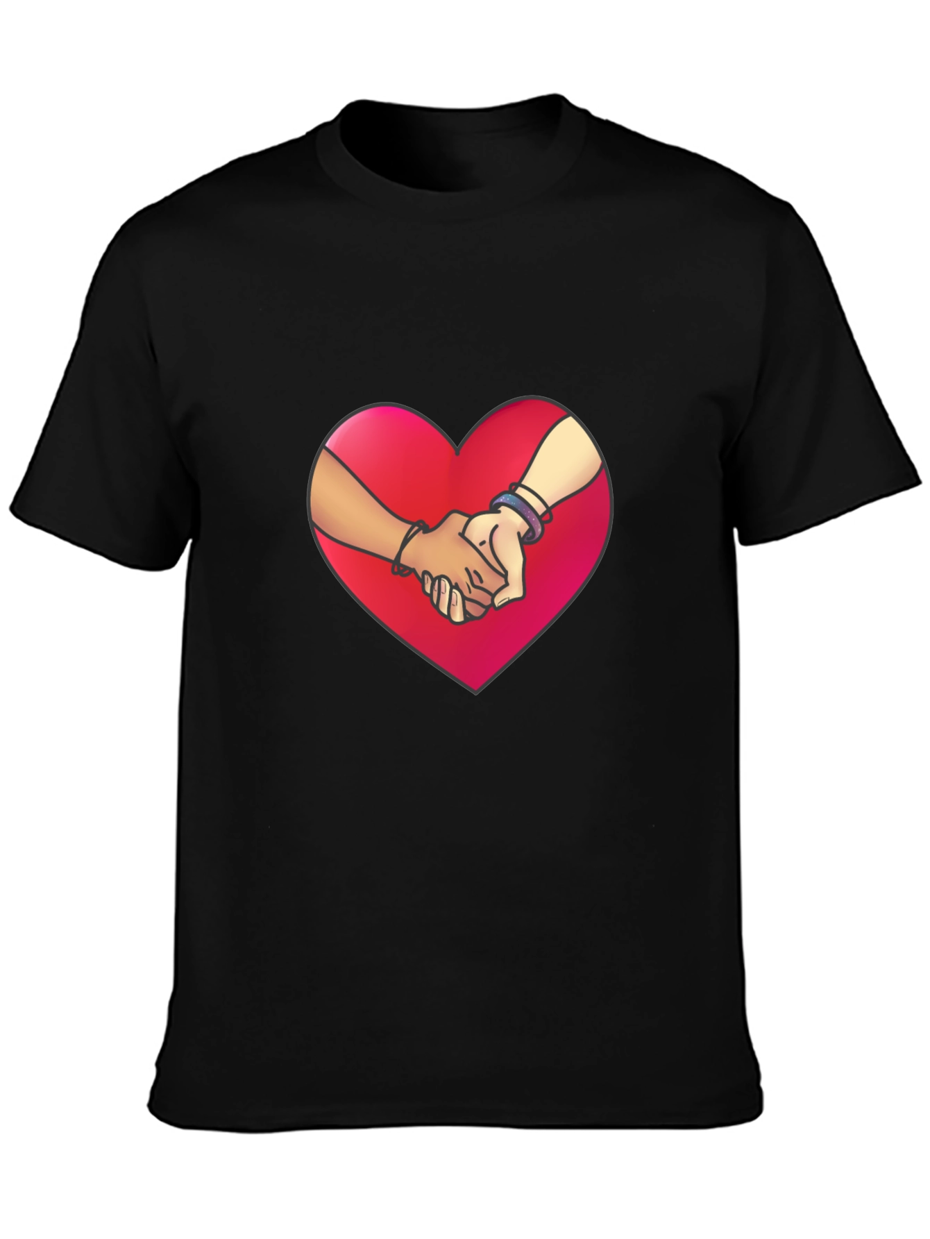 Heart Hands Graphic Tee - Love & Unity T-Shirt