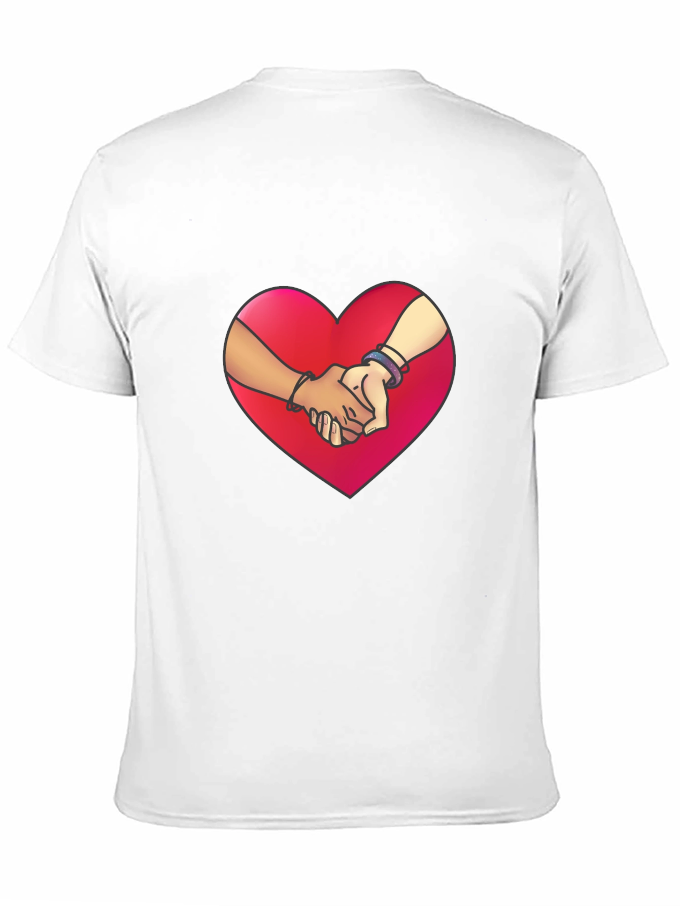 Heart Hands Graphic Tee - Love & Unity T-Shirt