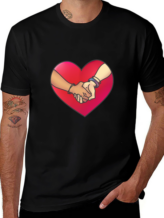 Heart Hands Graphic Tee - Love & Unity T-Shirt