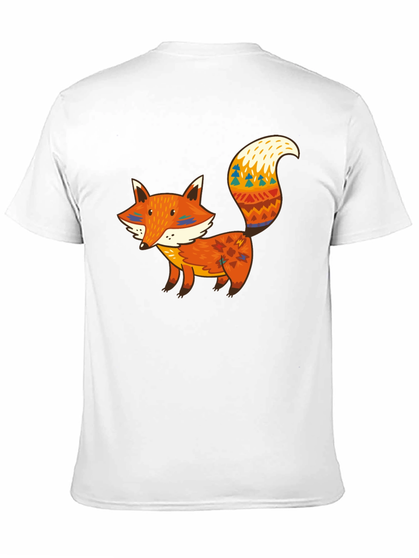 Fox Graphic Black T-Shirt - Unique Animal Tee
